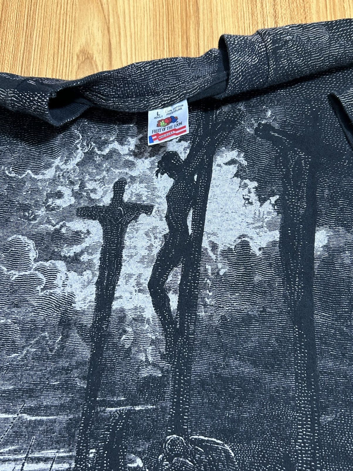 Vintage 90’s The Cruxifiction by Gustav Doré Size US L / EU 52-54 / 3 - 3 Thumbnail
