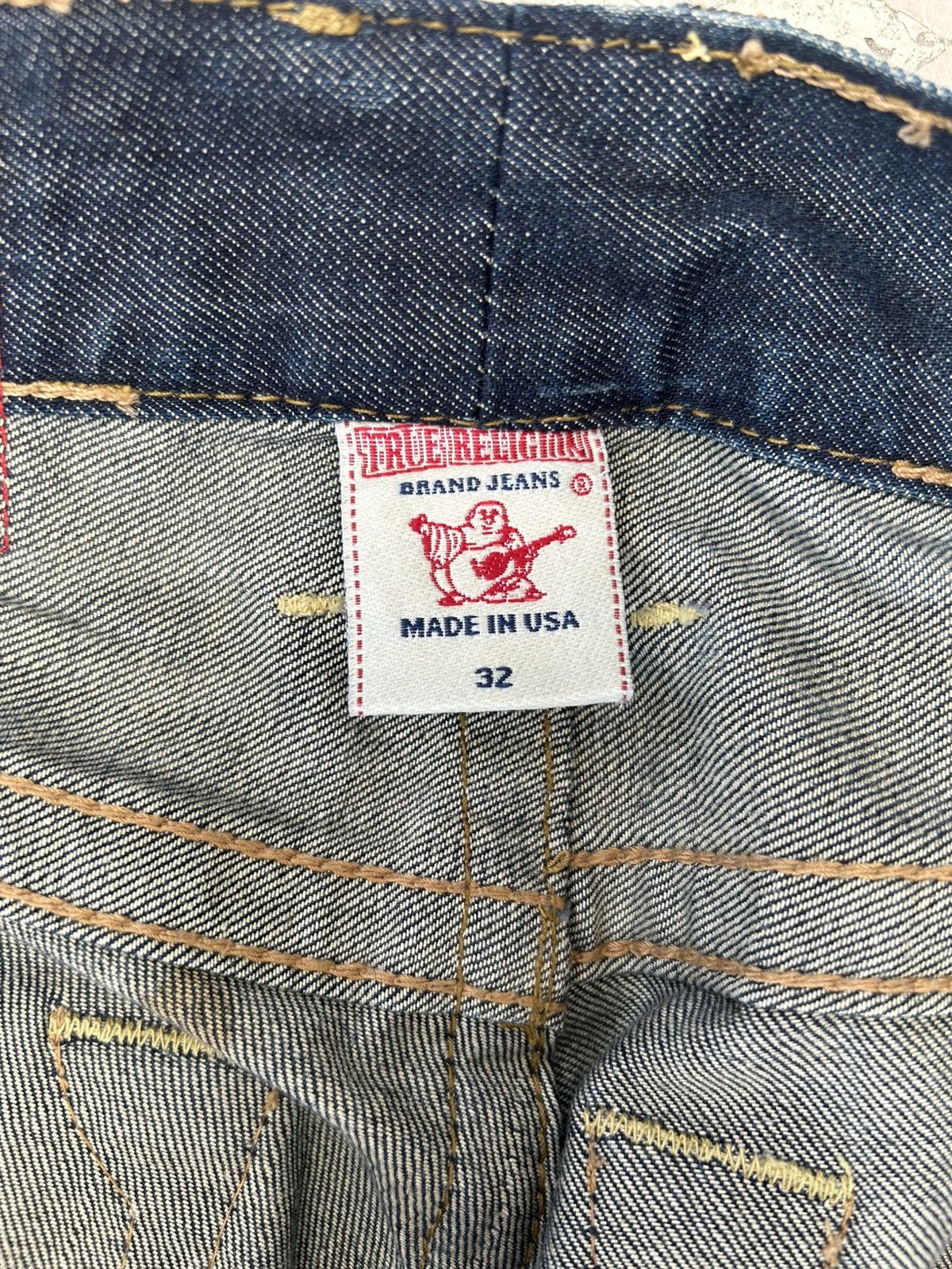 True Religion True Religion Logan Waist 34 Vintage Denim Size US 34 / EU 50 - 13 Thumbnail