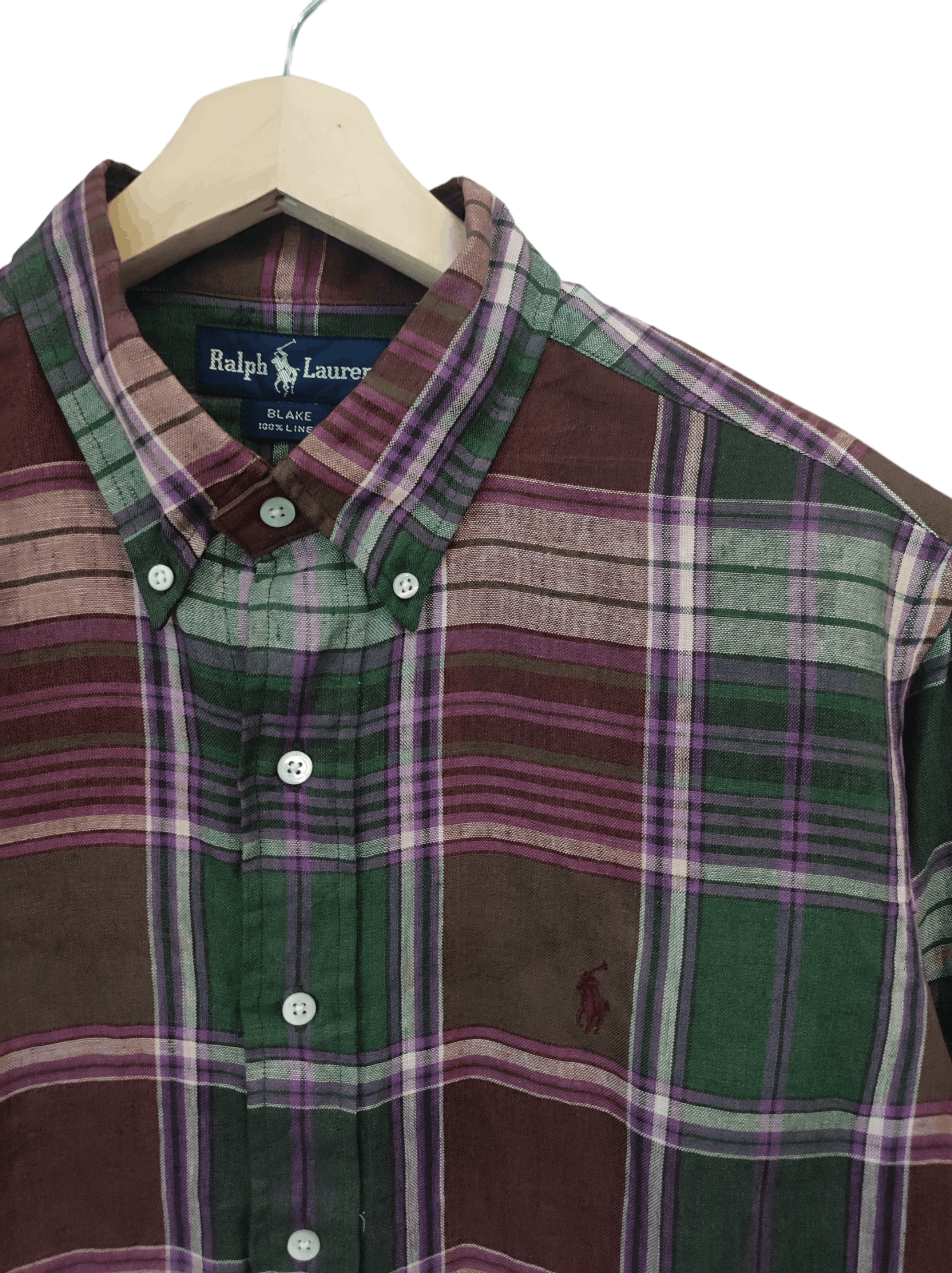 Polo Ralph Lauren × Vintage Vintage 90s Polo Ralph Lauren Line easy shirt PRL Size US L / EU 52-54 / 3 - 4 Thumbnail