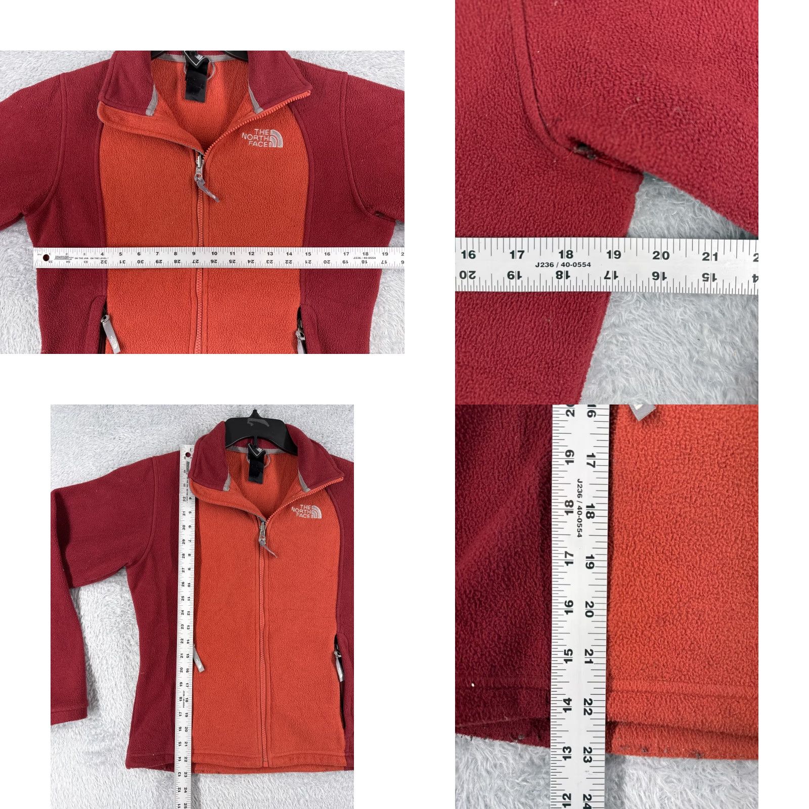 The North Face The North Face Jacket Women's Red The North Face Red Jacket L Polyester Fleece Full Zip Hooded Casual Winter Fall Spring 90s Outdoor Mens Womens Size L / US 10 / IT 46 - 8 Thumbnail