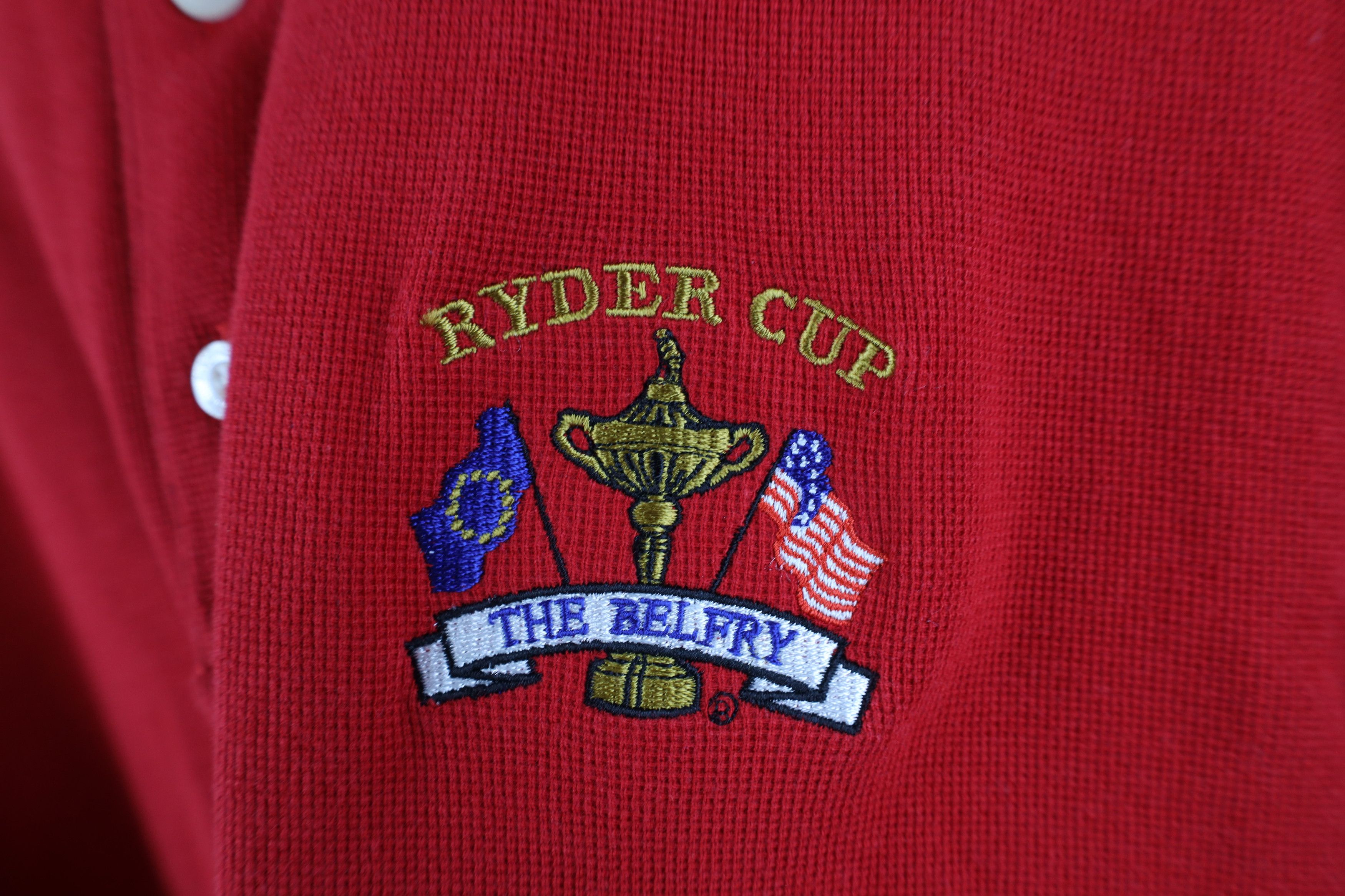 Vintage Vintage Y2K 2001 Knit Ryder Cup The Belfry Golf Polo Shirt Size US L / EU 52-54 / 3 - 5 Thumbnail