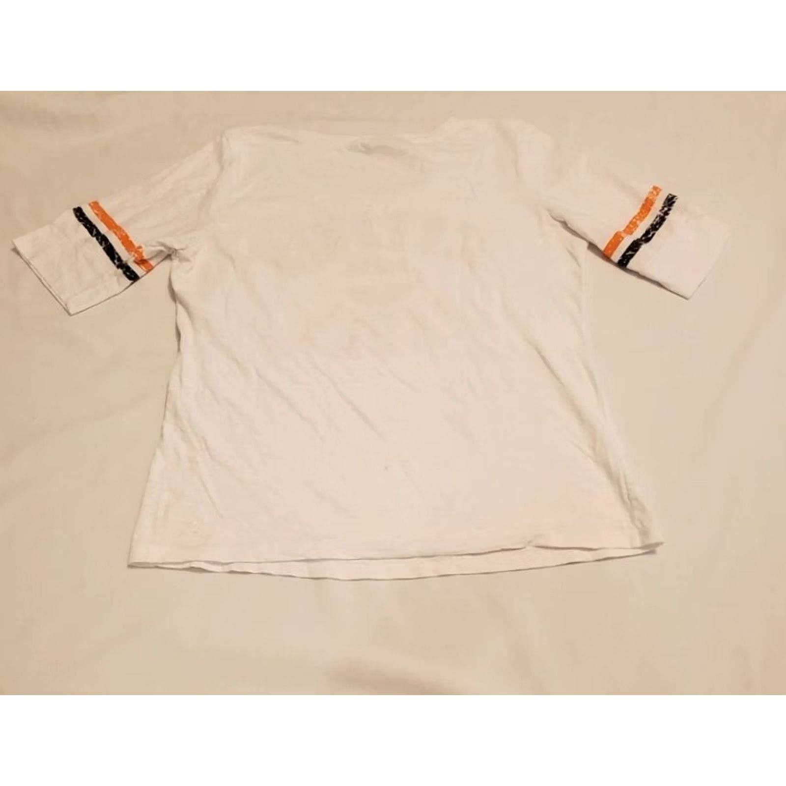 Harley Davidson Harley-Davidson Womens White XL Screamin Eagle 3/4 Sleeve T Shirt Burnout Biker 90s Y2K Style Shirt Womens XL White Harley-Davidson Shirt Size XL / US 12-14 / IT 48-50 - 6 Thumbnail