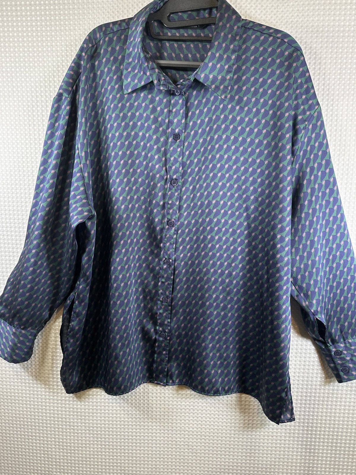 Zara Zara Ladies Geometric Print Blouse Size XL / US 12-14 / IT 48-50 - 1 Thumbnail