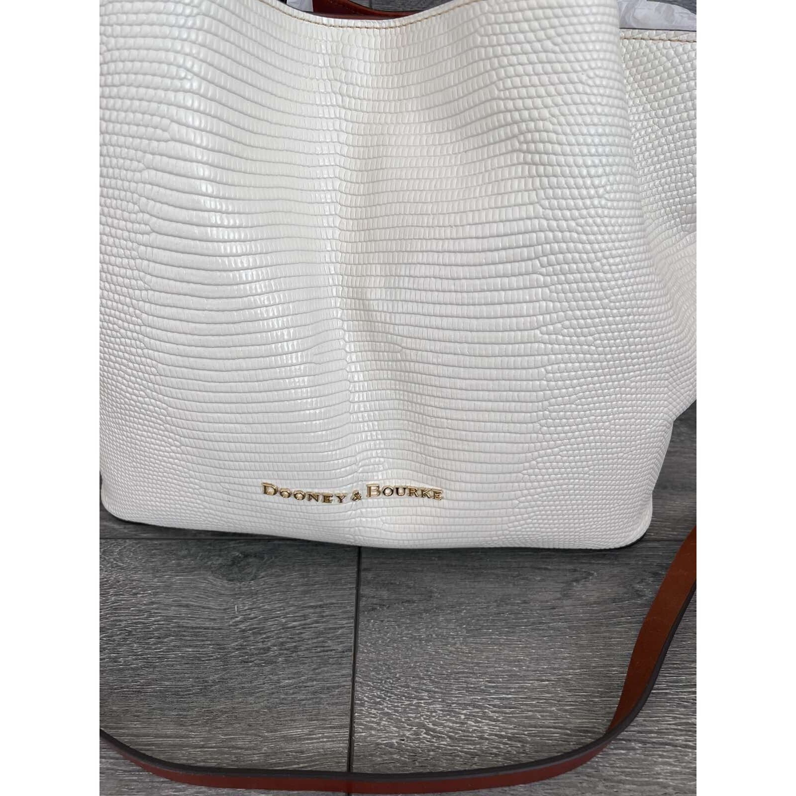 Dooney & Bourke Dooney & Bourke Embosed Lizard Large Barlow Bone Bag B000540 Size ONE SIZE - 11 Thumbnail