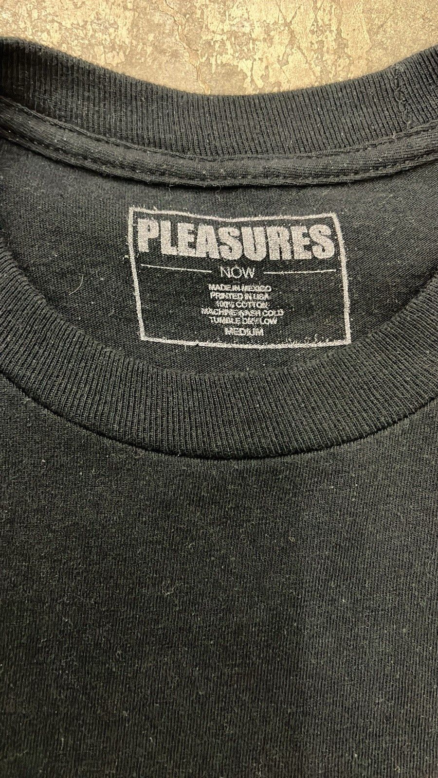 Pleasures Roland x Pleasures Black Tee Size Medium Size US M / EU 48-50 / 2 - 2 Thumbnail