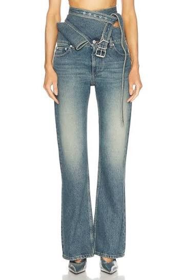 Y/Project Y/project wrap belt jeans Size 24" / US 00 / IT 34 - 5 Thumbnail