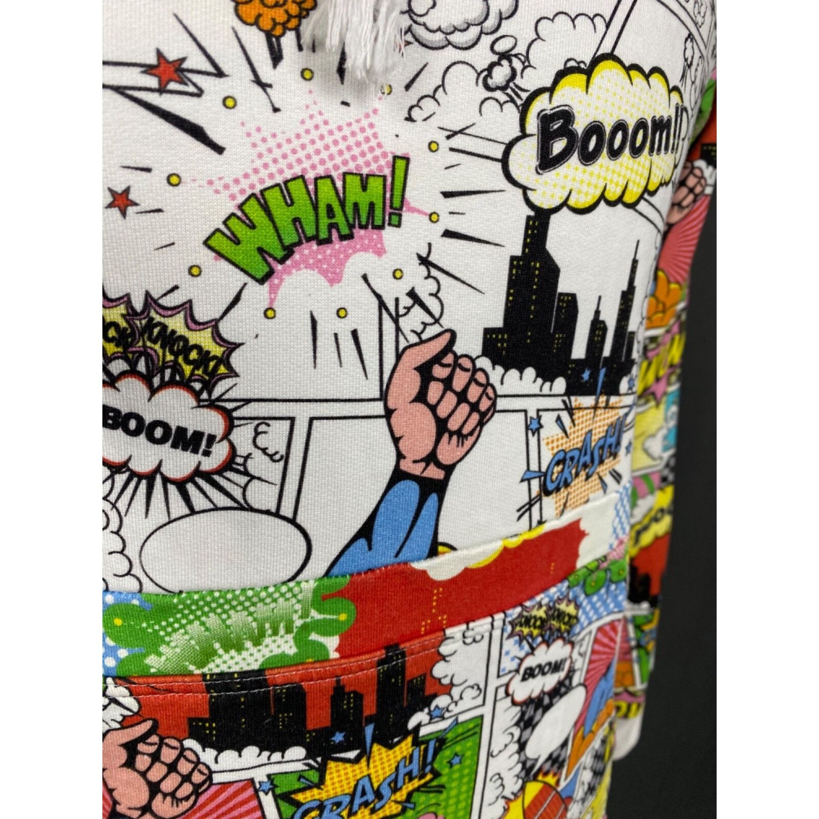Comme des Garcons Comme Des Garcons Comic Men's White Hoodie Sweater Size M Size US M / EU 48-50 / 2 - 8 Thumbnail