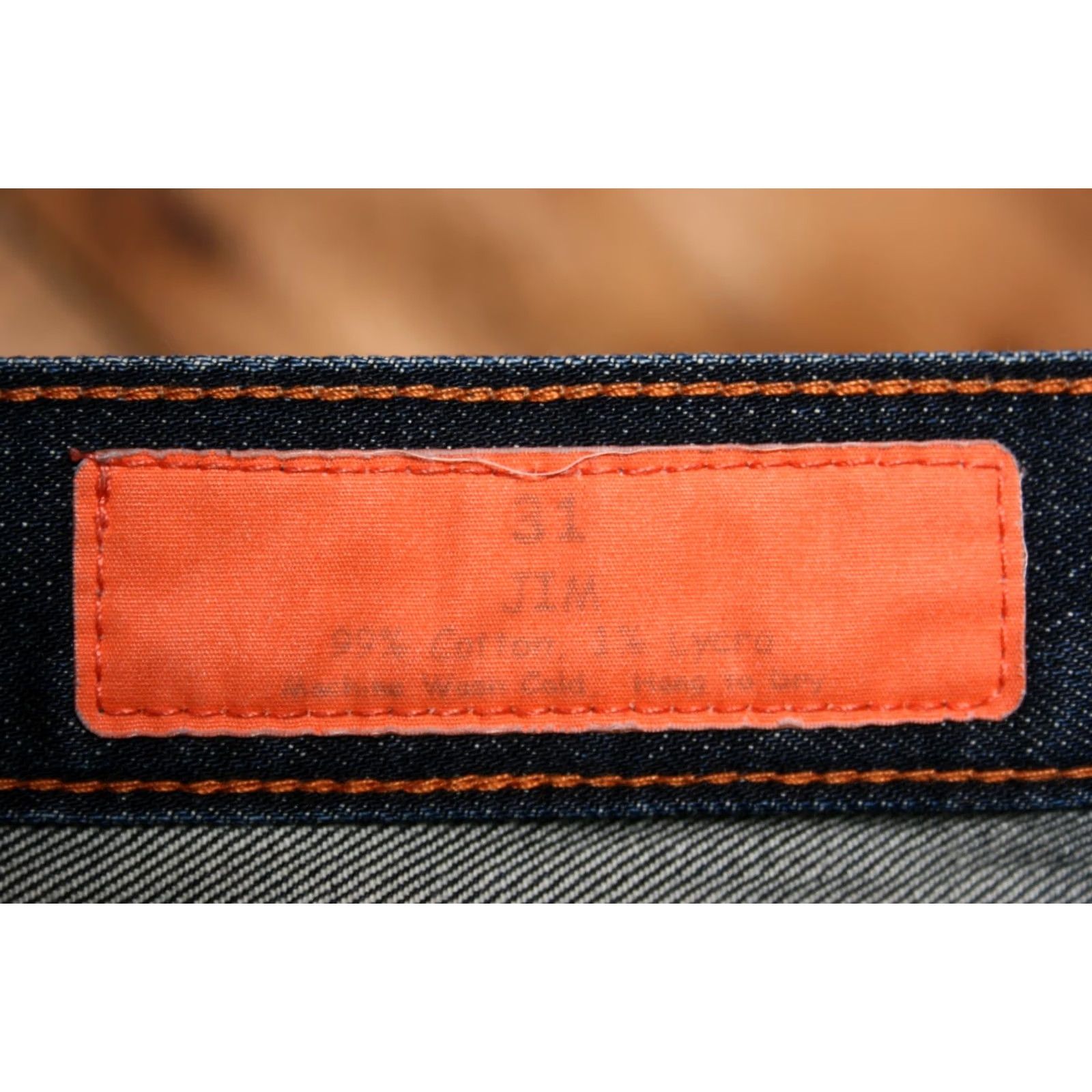 Jean Shop JEAN SHOP Jim Slim Denim Blue Jeans 31 Jeans Mens Slim Fit 31 Blue Regular Inseam 33.75 In Rod 99% Cotton 1% Lycra Selvedge Size US 30 / EU 46 - 7 Thumbnail