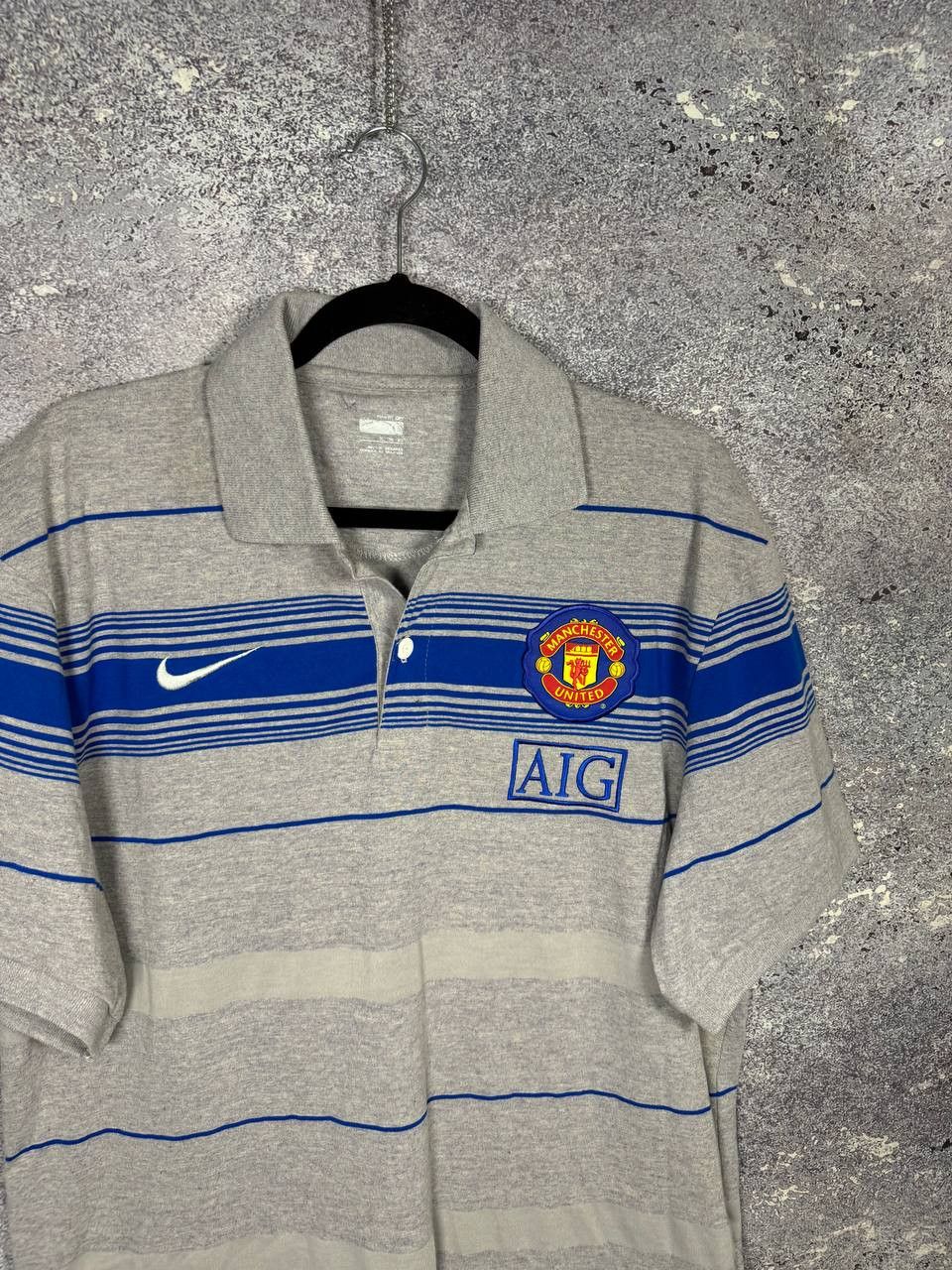 Nike × Vintage Vintage Manchester United Pre Match Nike Polo Tee Size US XL / EU 56 / 4 - 2 Thumbnail