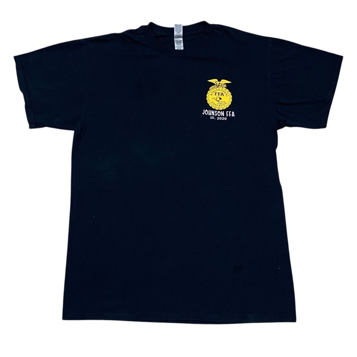 Vintage Johnson FFA Tshirt - Black Size US M / EU 48-50 / 2 - 3 Thumbnail