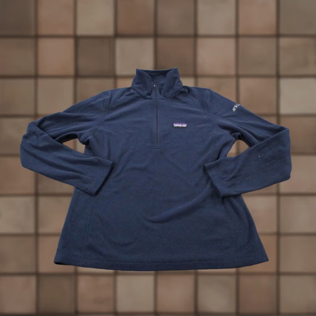 Patagonia Patagonia Jacket Womens M Navy Blue Fleece Zip 1/4 Lightweight Thermal Outdoor Outdoor Windbreaker Regular Size M Womens Blues Size M / US 6-8 / IT 42-44 - 1 Thumbnail