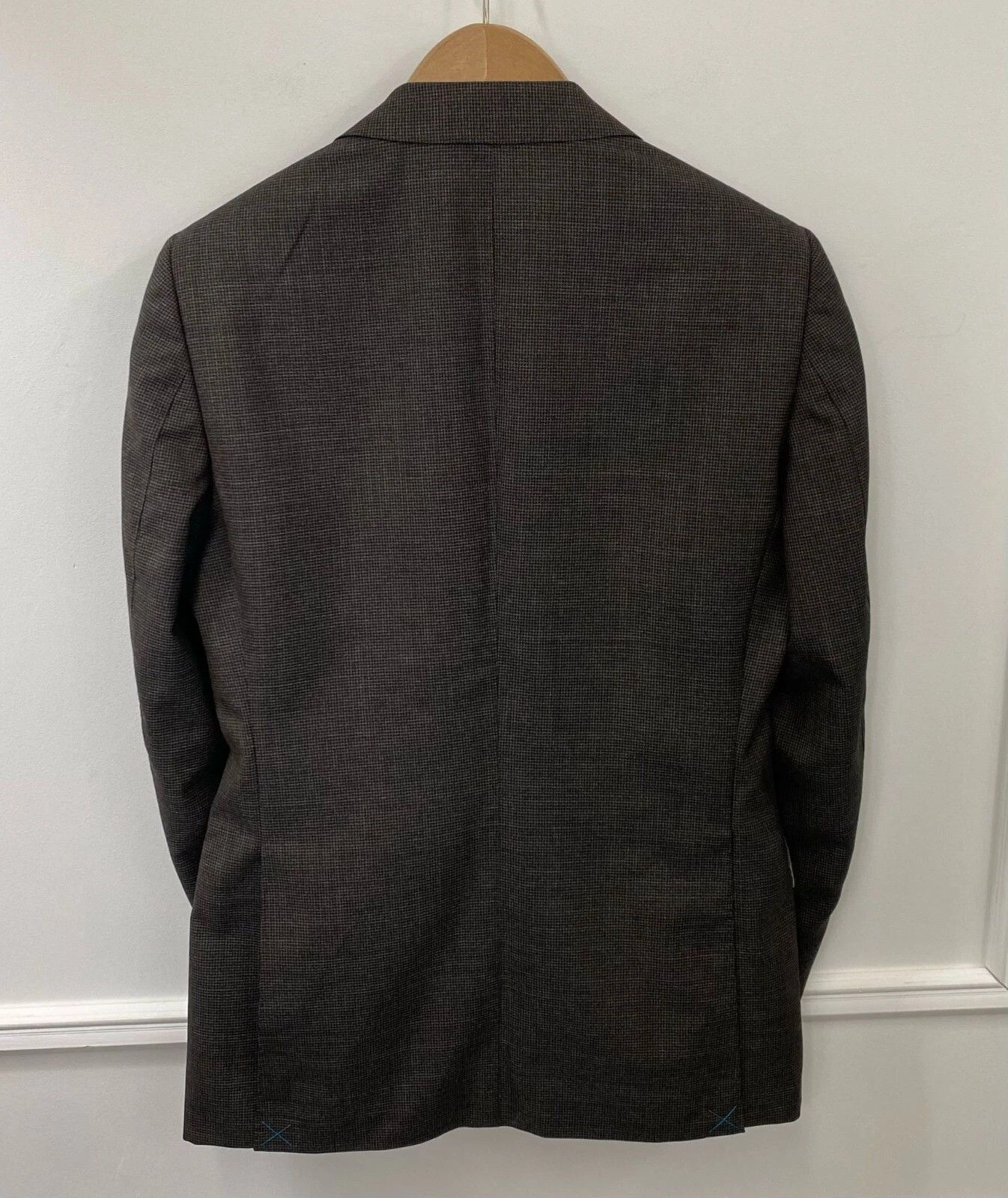 Suitsupply Men Suitsupply Blazer Lazio Single Breasted Wool Brown US36 Size 36R - 2 Thumbnail