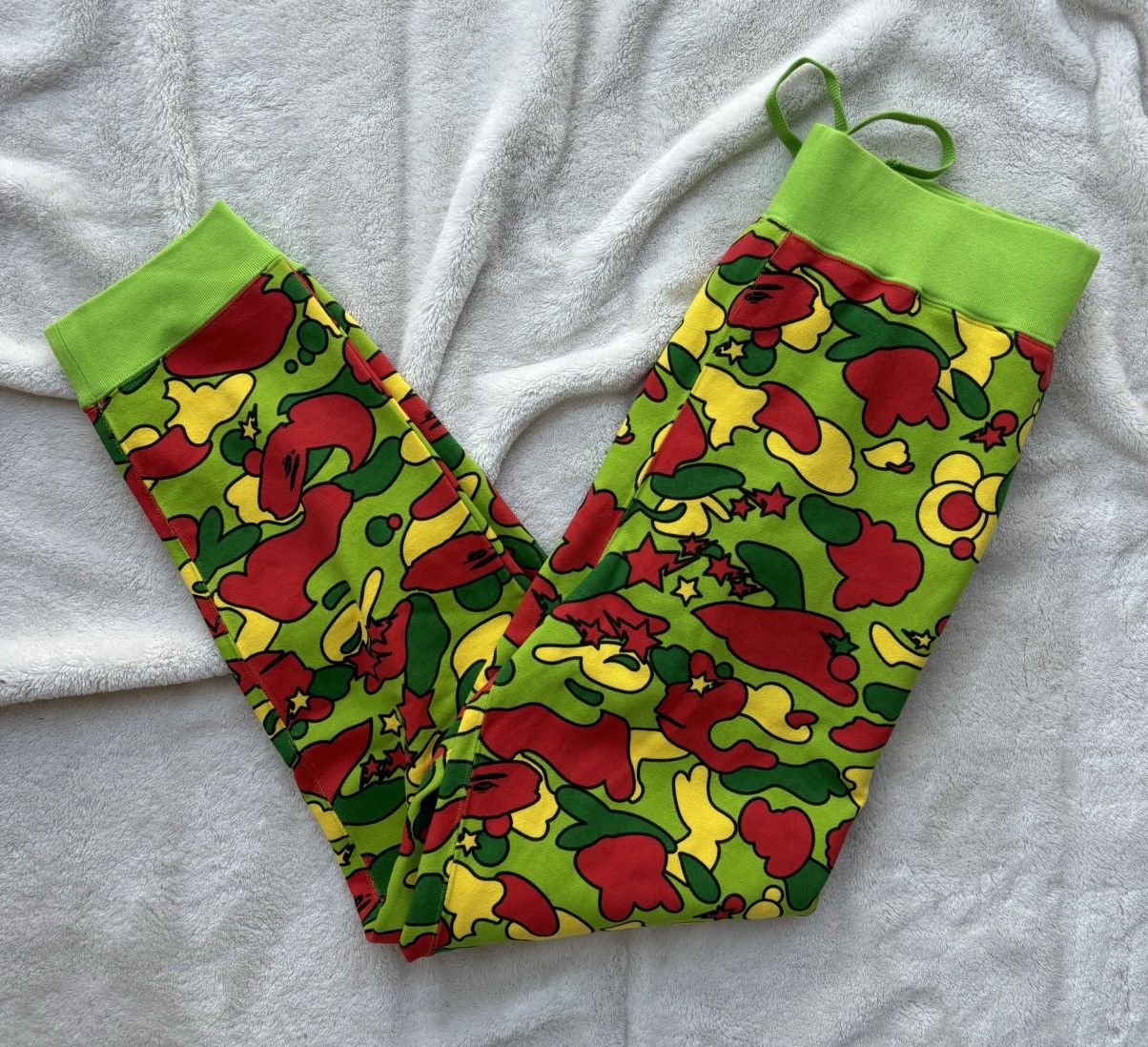 Bape Multicolor Camo Sweatpants
