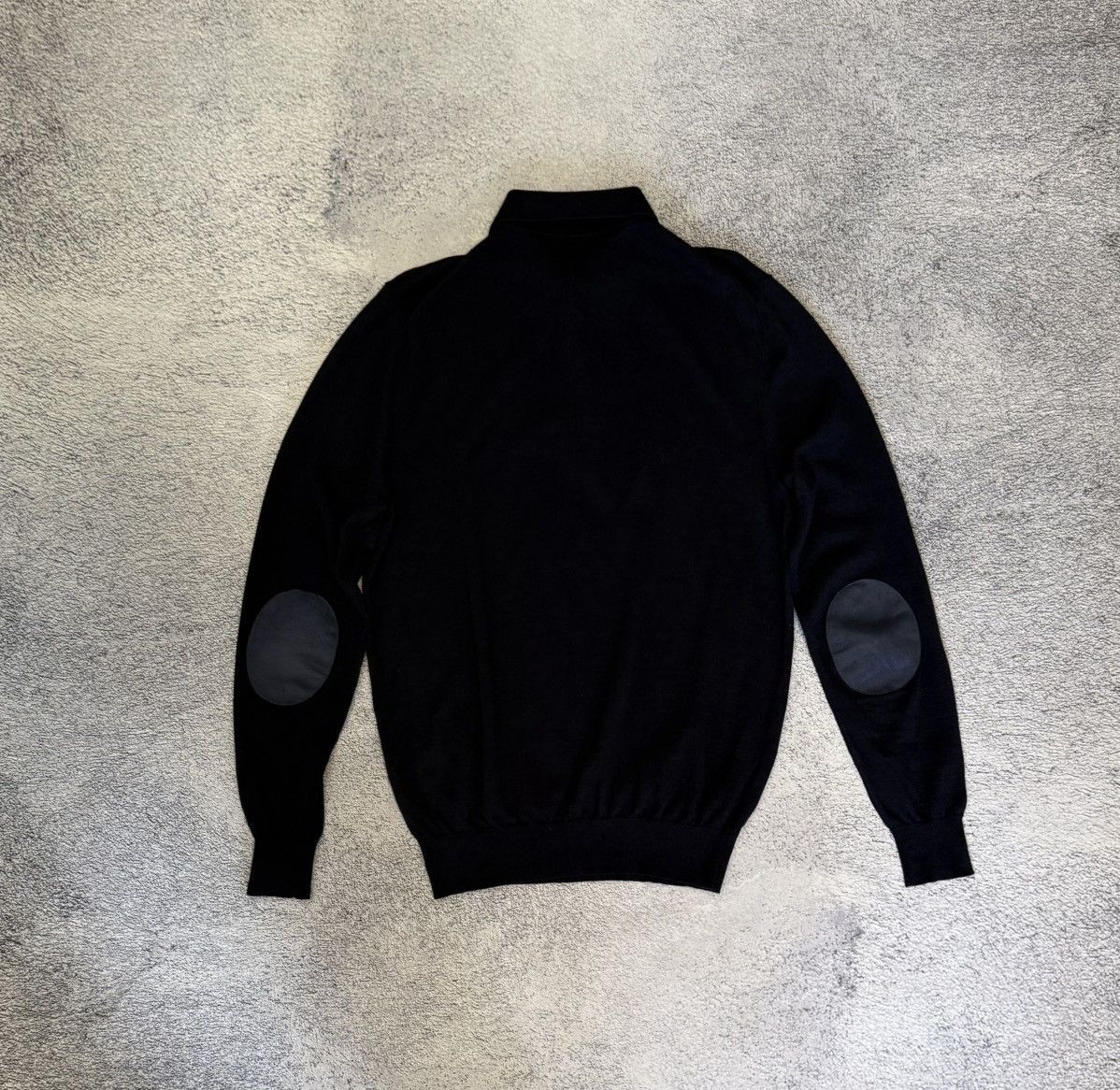 Suitsupply Suitsupply Merino Wool Polo Sweater M Fine Knit Long Sleeve Size US M / EU 48-50 / 2 - 4 Thumbnail