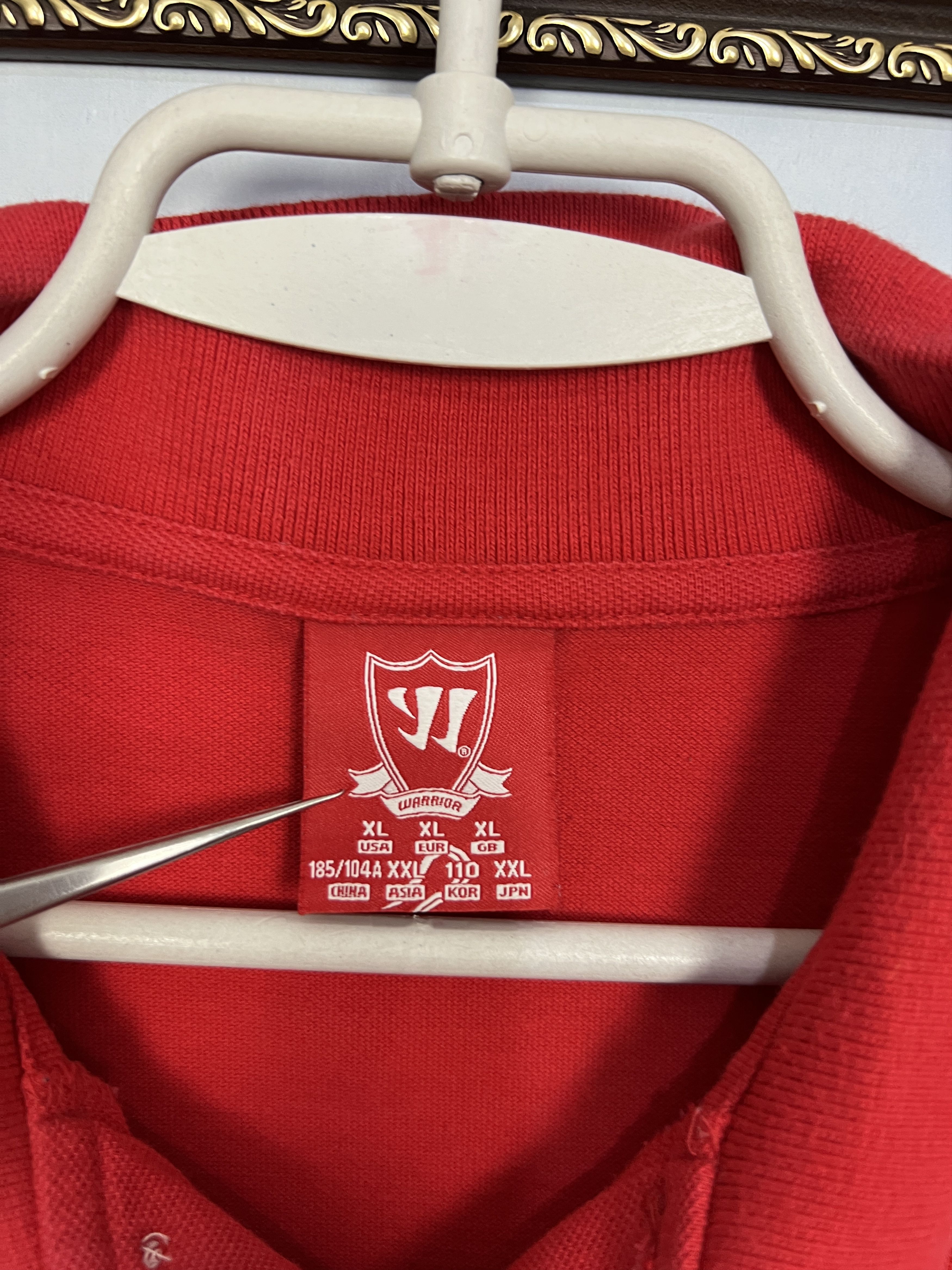 Warrior Vintage Liverpool Football Polo Shirt Soccer Jersey Trikot Size US XL / EU 56 / 4 - 6 Thumbnail