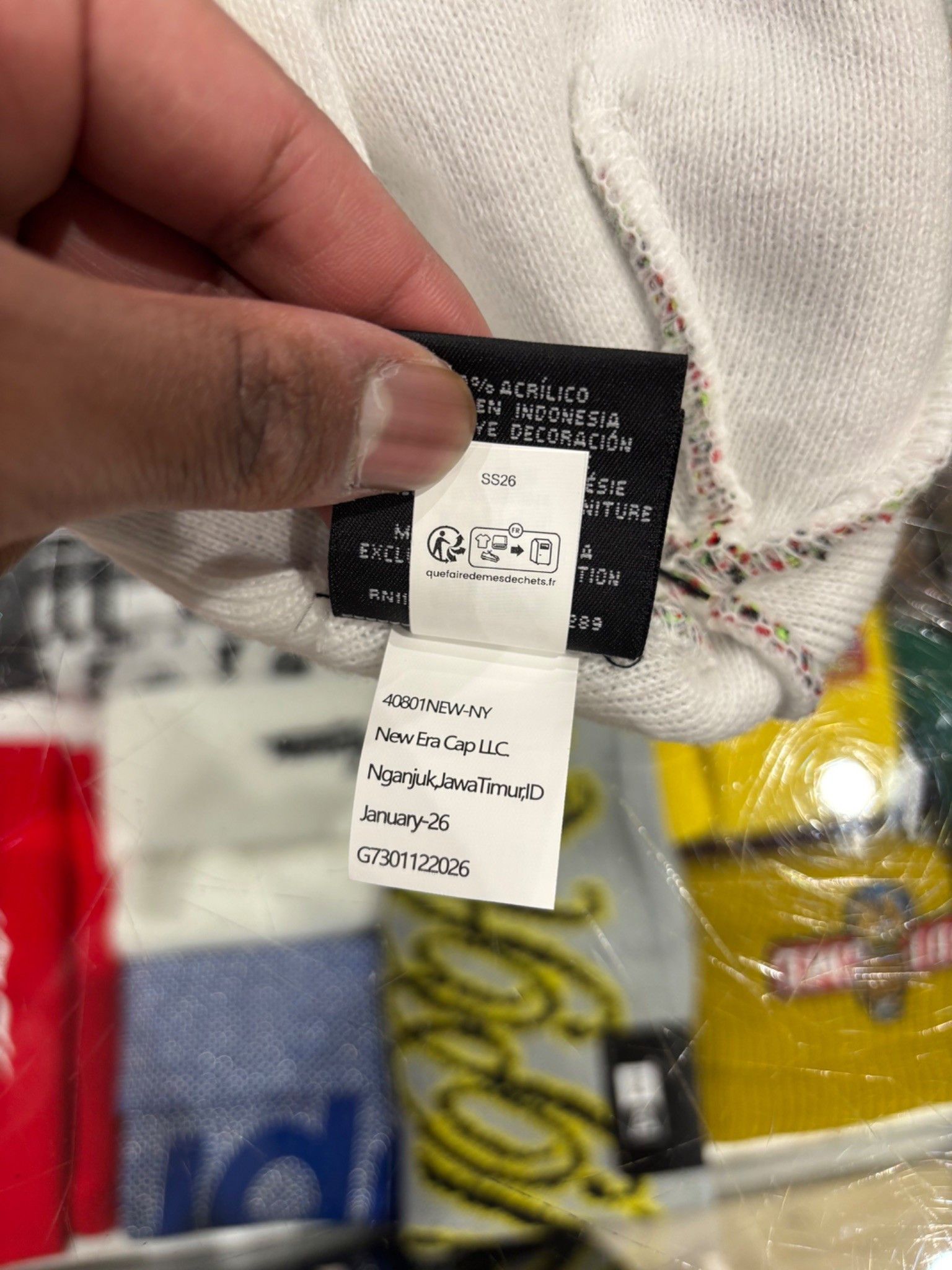 Supreme Supreme New Era Stars Beanie White Size ONE SIZE - 9 Thumbnail