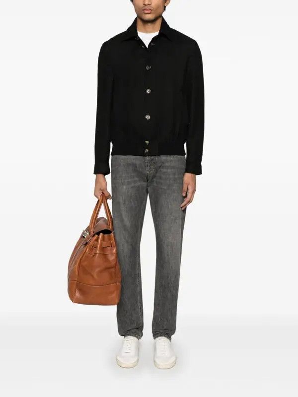 Brunello Cucinelli o1y0526 Casual Jacket in Black Size US L / EU 52-54 / 3 - 5 Thumbnail