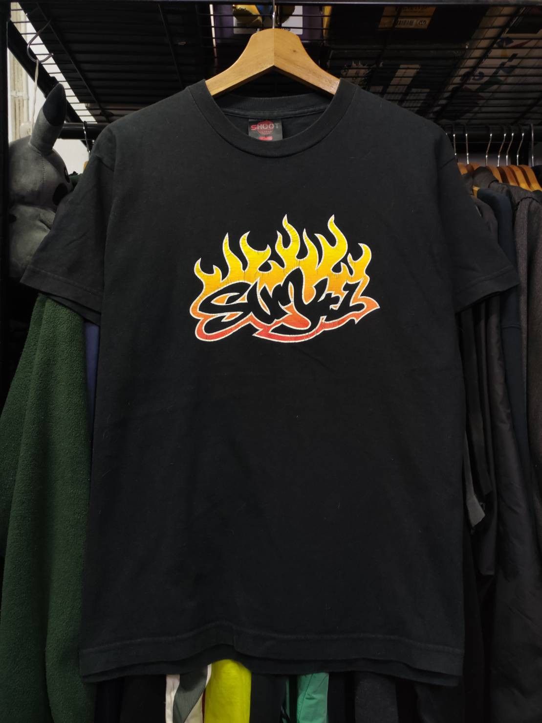 Band Tees Vtg 00's Sum 41 Band Flame Logo Promo T-Shirt Size US M / EU 48-50 / 2 - 2 Thumbnail