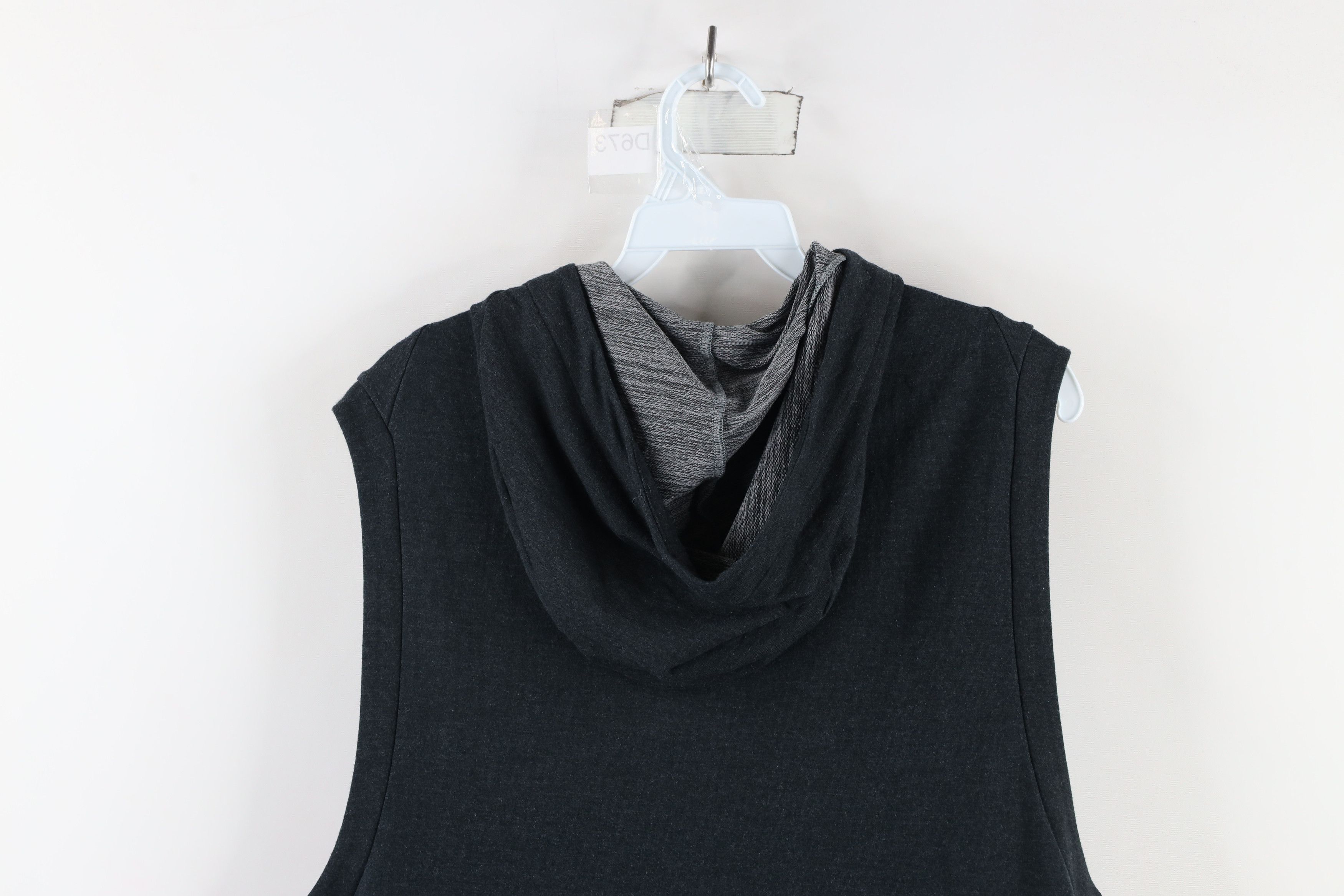 Nike × Vintage Nike Sleeveless Training Hoodie Sweatshirt Charcoal Gray Size US M / EU 48-50 / 2 - 12 Thumbnail