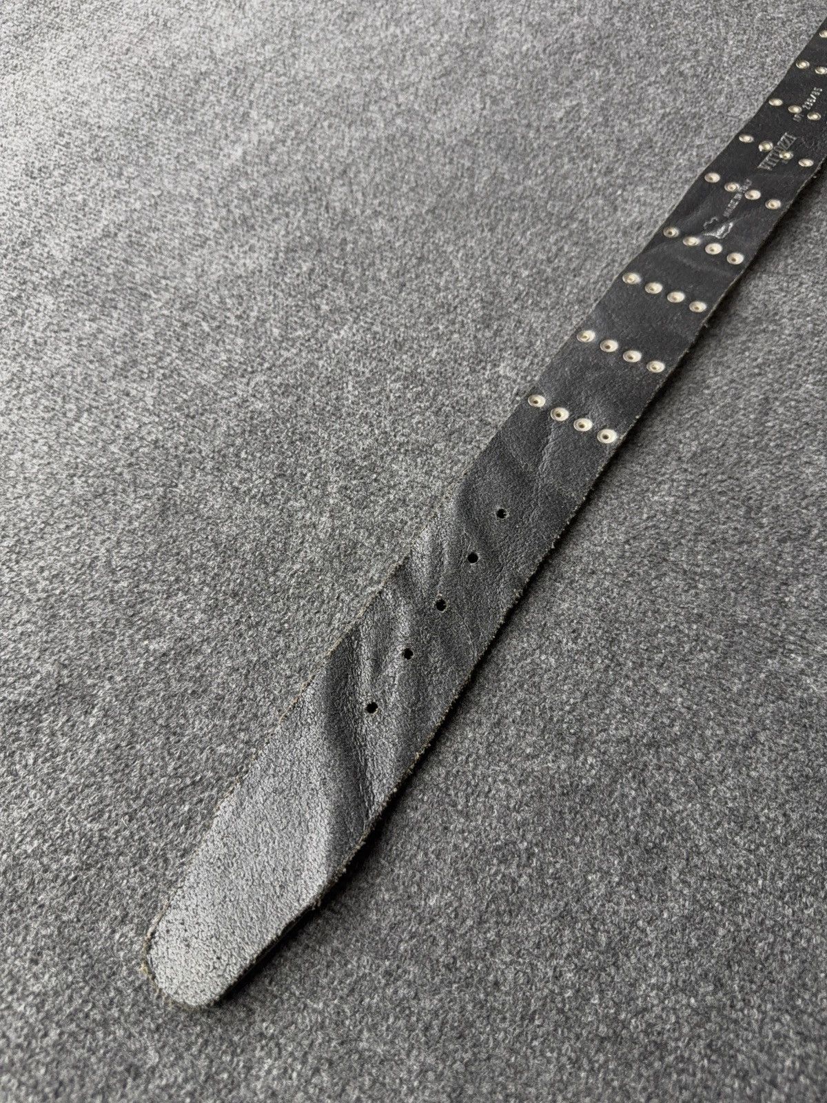 Japanese Brand Vintage Avant Garde Studded Leather Belt Punk Grunge Y2K Size ONE SIZE - 14 Thumbnail