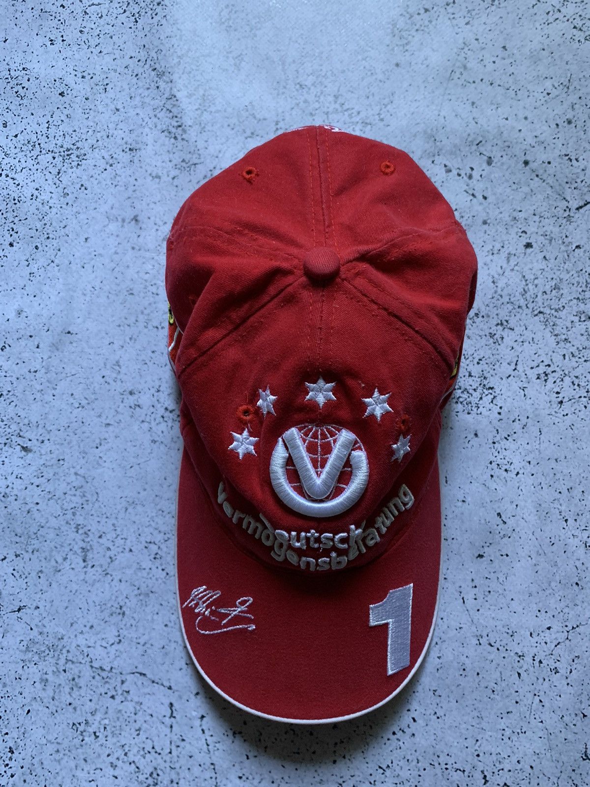 Ferrari × Formula 1 Vintage 2003 Ferrari Racing Cap Formula Uno F1 Hats Y2K USA Size ONE SIZE - 5 Thumbnail