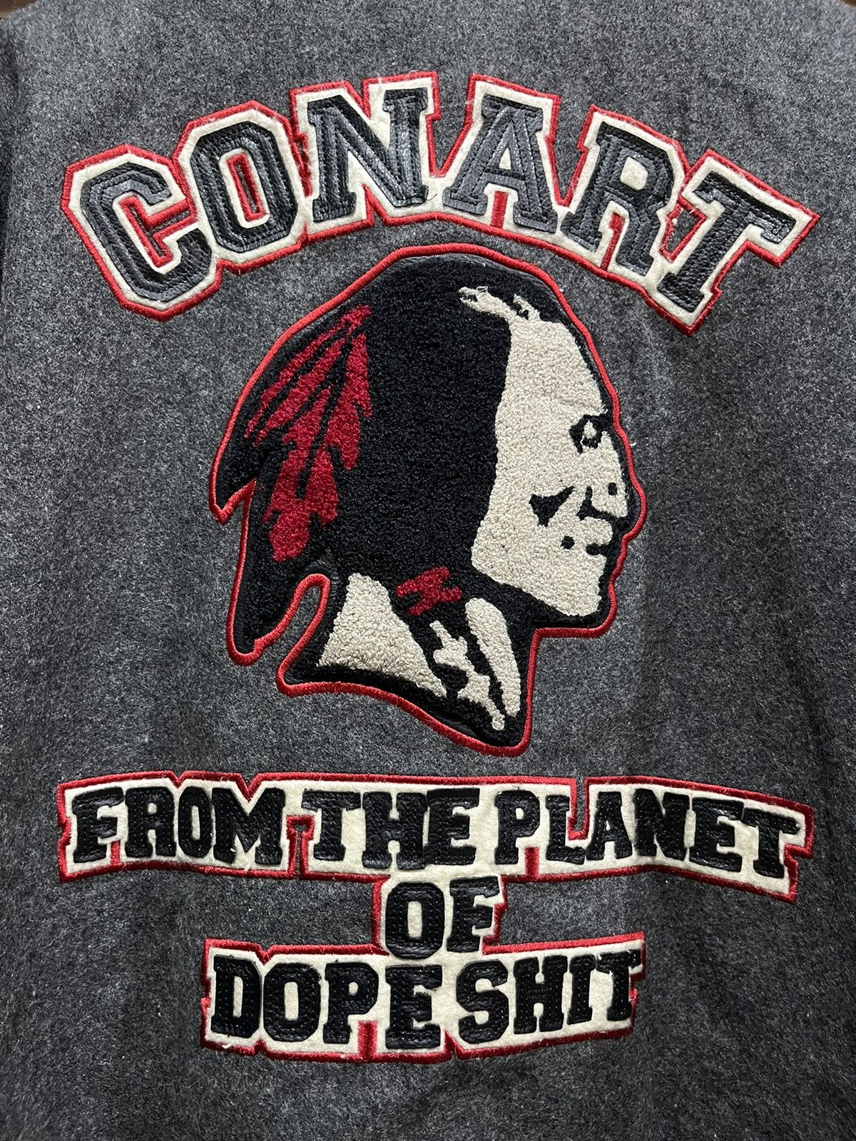 Vintage Conart LA From The Planet of Dopesh*t Leather Jacket Size US L / EU 52-54 / 3 - 4 Thumbnail