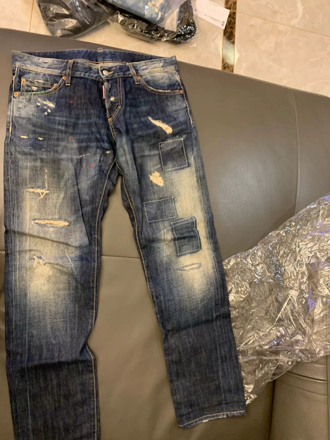 Dsquared2 distressed dsquared2 denim jeans for men Size US 26 / EU 42 - 1 Thumbnail