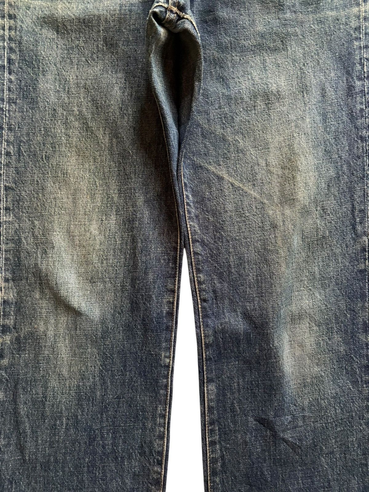 Japanese Brand Vintage Japanese Brand Mud Wash Distressed Loose Jeans Size US 32 / EU 48 - 5 Thumbnail