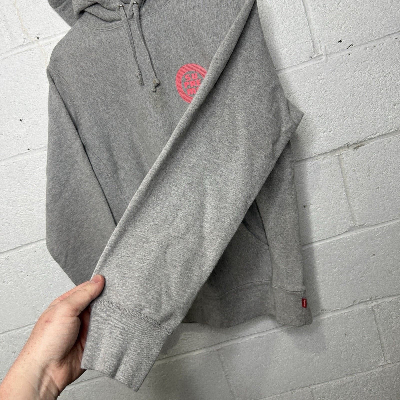 Supreme Supreme Disrupt Sweatshirt Hoodie “Grey Pink” SS15 Size US M / EU 48-50 / 2 - 7 Thumbnail