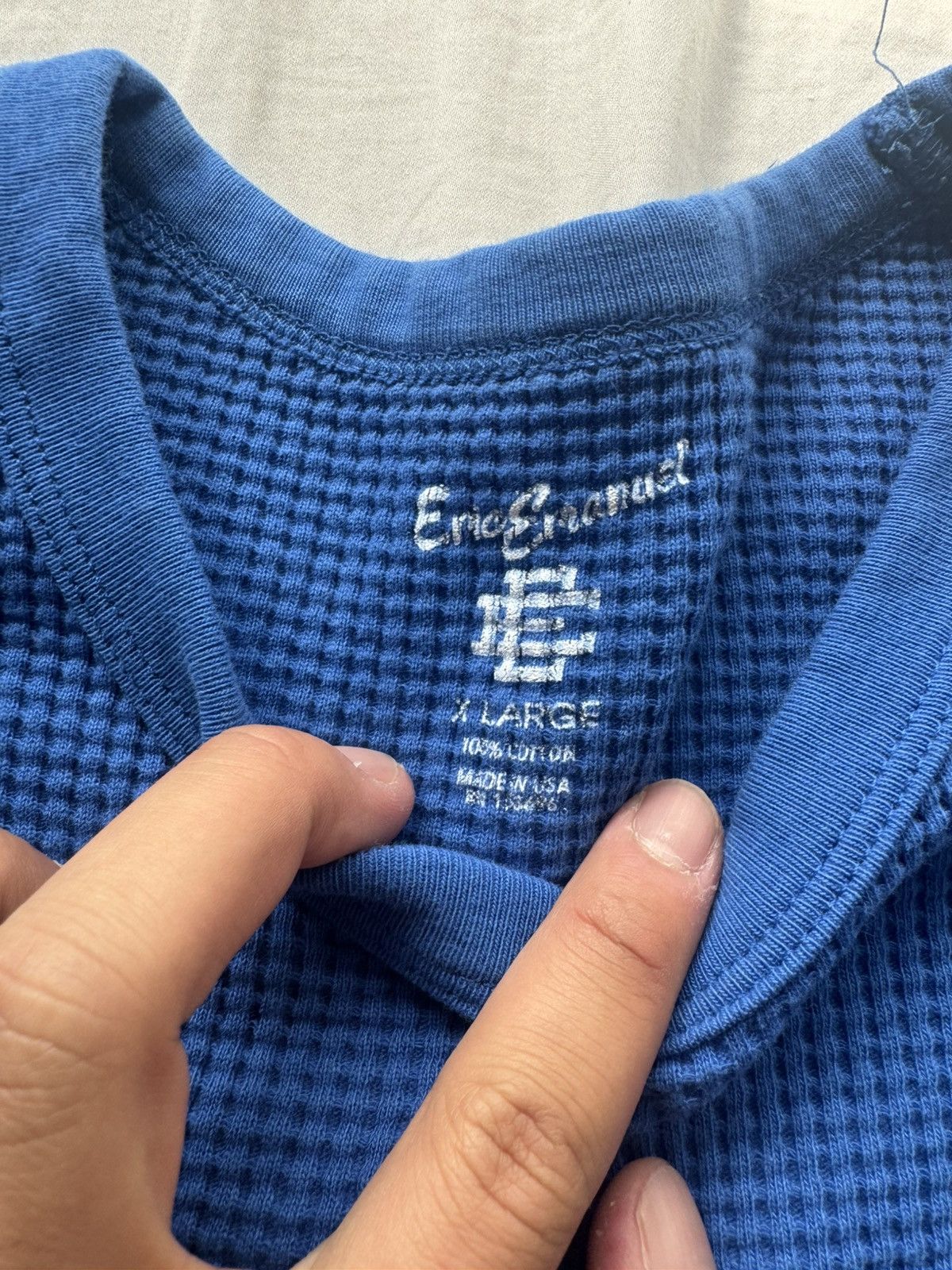 Eric Emanuel Eric Emmanuel Waffle Knit Sweater Size US L / EU 52-54 / 3 - 3 Thumbnail