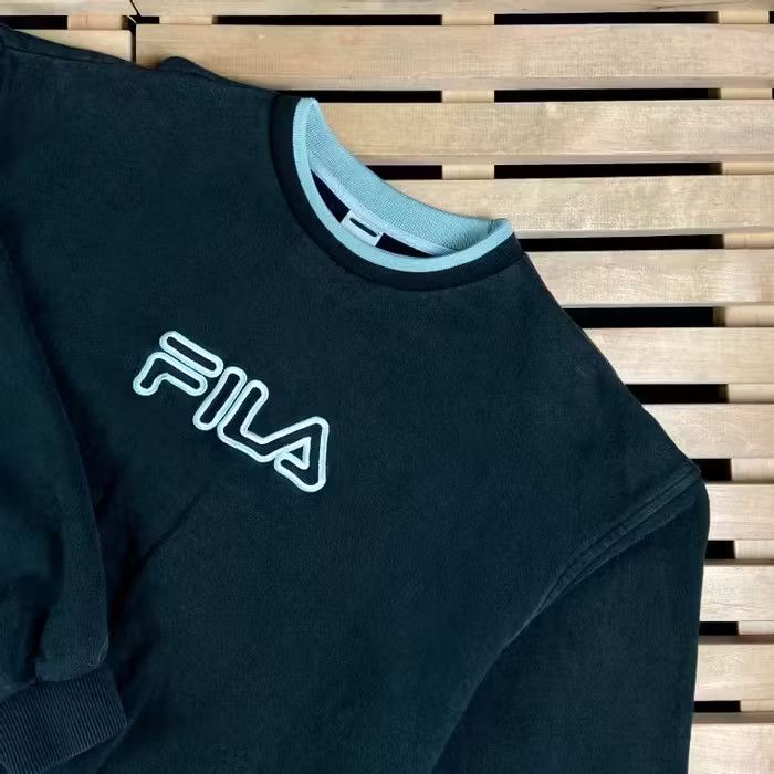 Fila × Vintage Mens Sweatshirt Fila Vintage Big Logo Size XL Size US XL / EU 56 / 4 - 2 Thumbnail