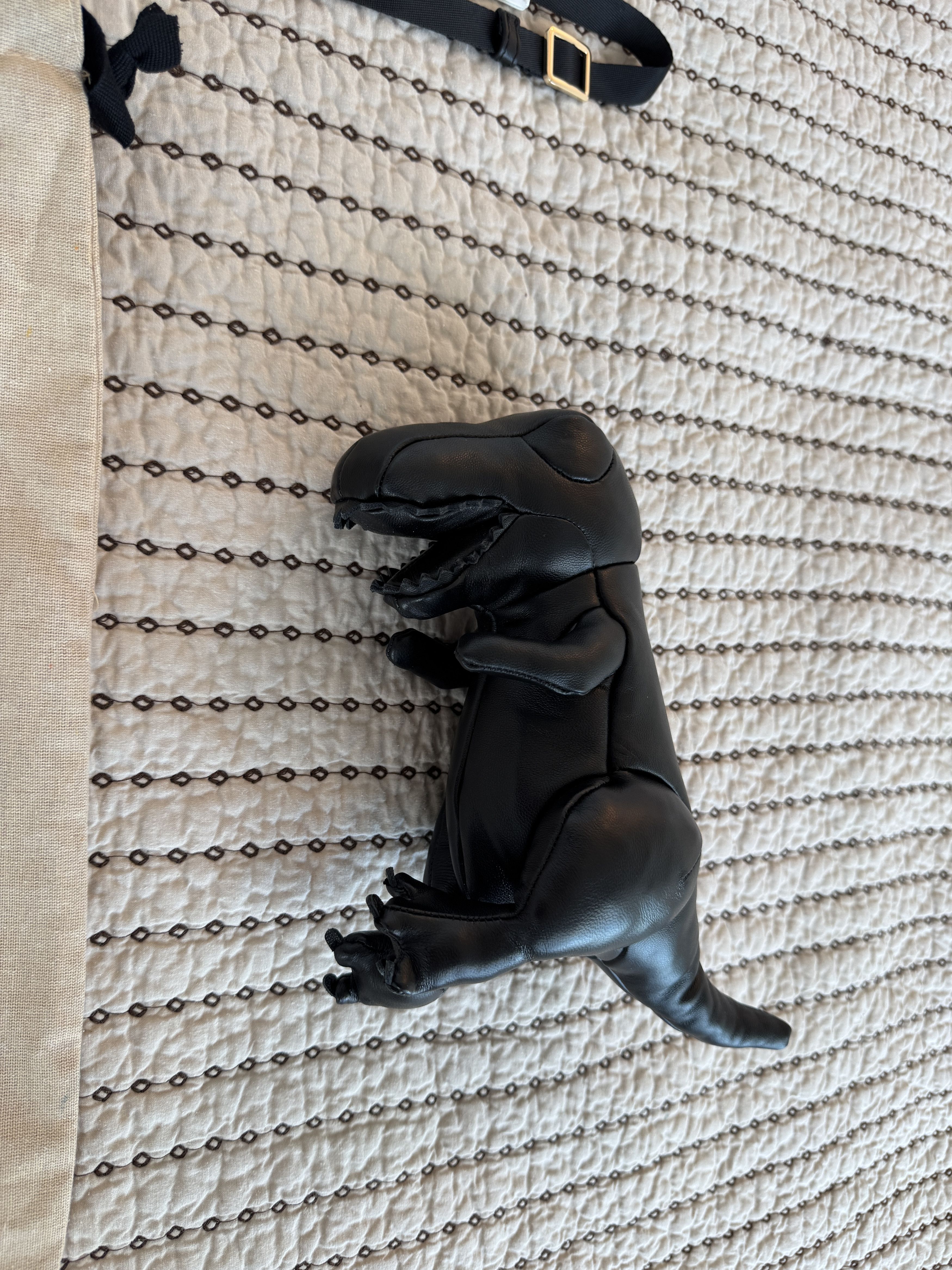 Maison MIHARA YASUHIRO MIHARAYASURHIRO MMY DOLLS COLLECTION T-REX MINI BAG BLACK Size ONE SIZE - 8 Thumbnail