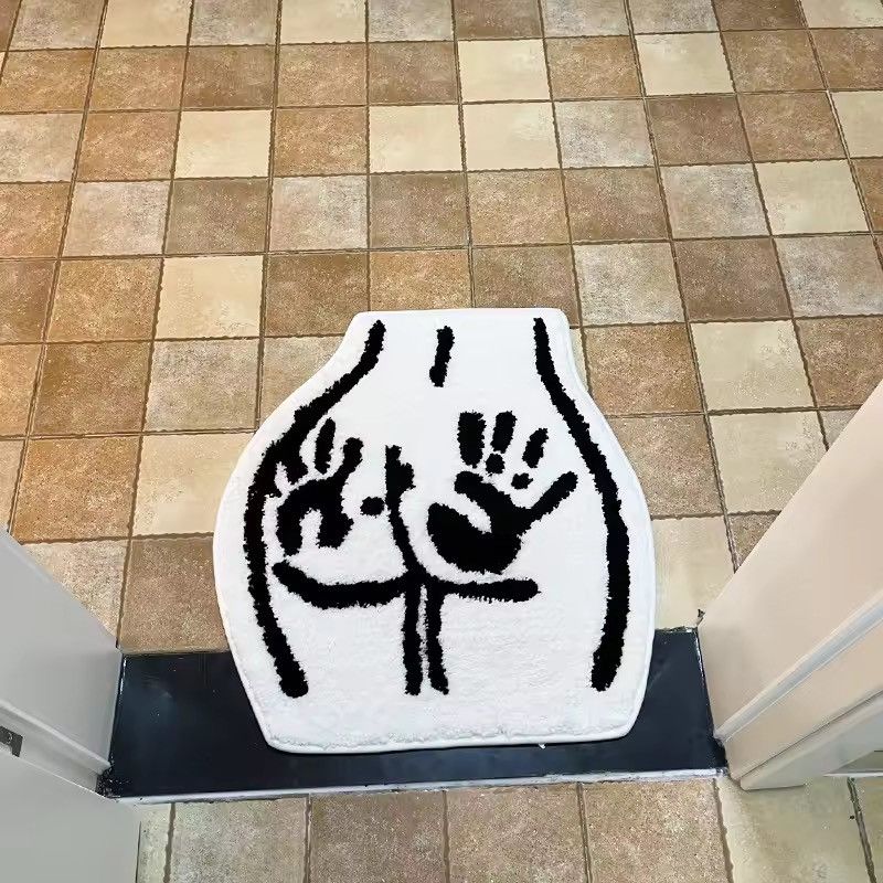 Japanese Brand Ass Butt Carpet Soft Tufted Rug Size ONE SIZE - 8 Thumbnail