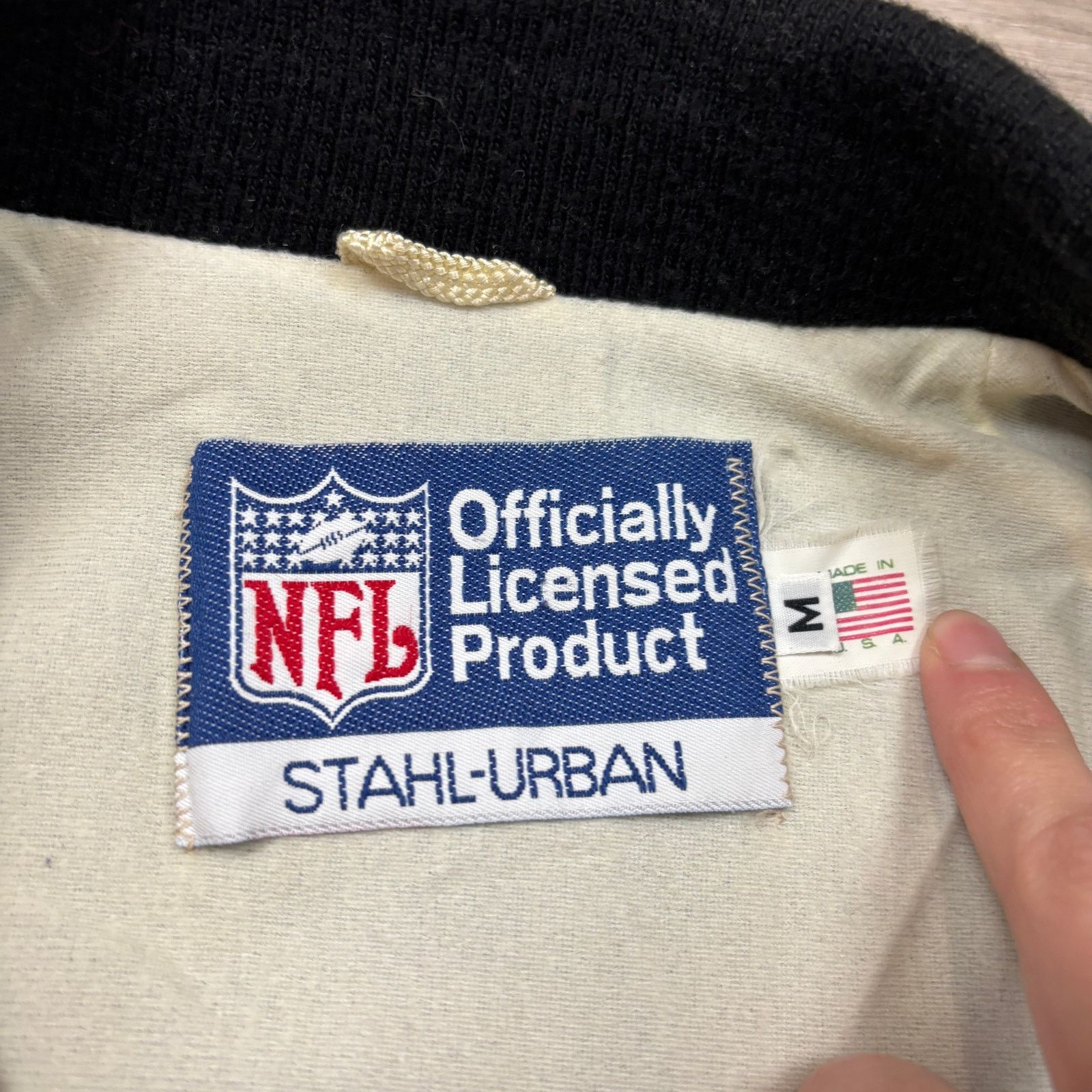 NFL × Vintage VTG 80s Stahl Urban NFL Los Angeles Raiders Jacket Men's M Size US M / EU 48-50 / 2 - 4 Thumbnail