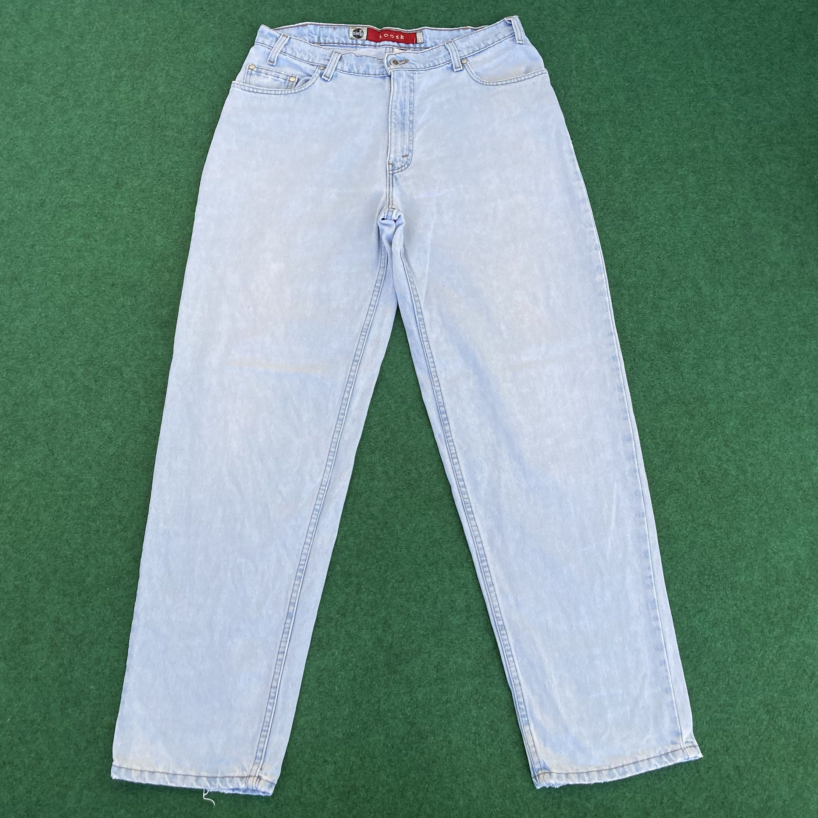Levi's × Vintage Vtg Levis Silvertab Loose Baggy Sz 33 90s Ripped 90s Jeans Size US 33 - 1 Thumbnail