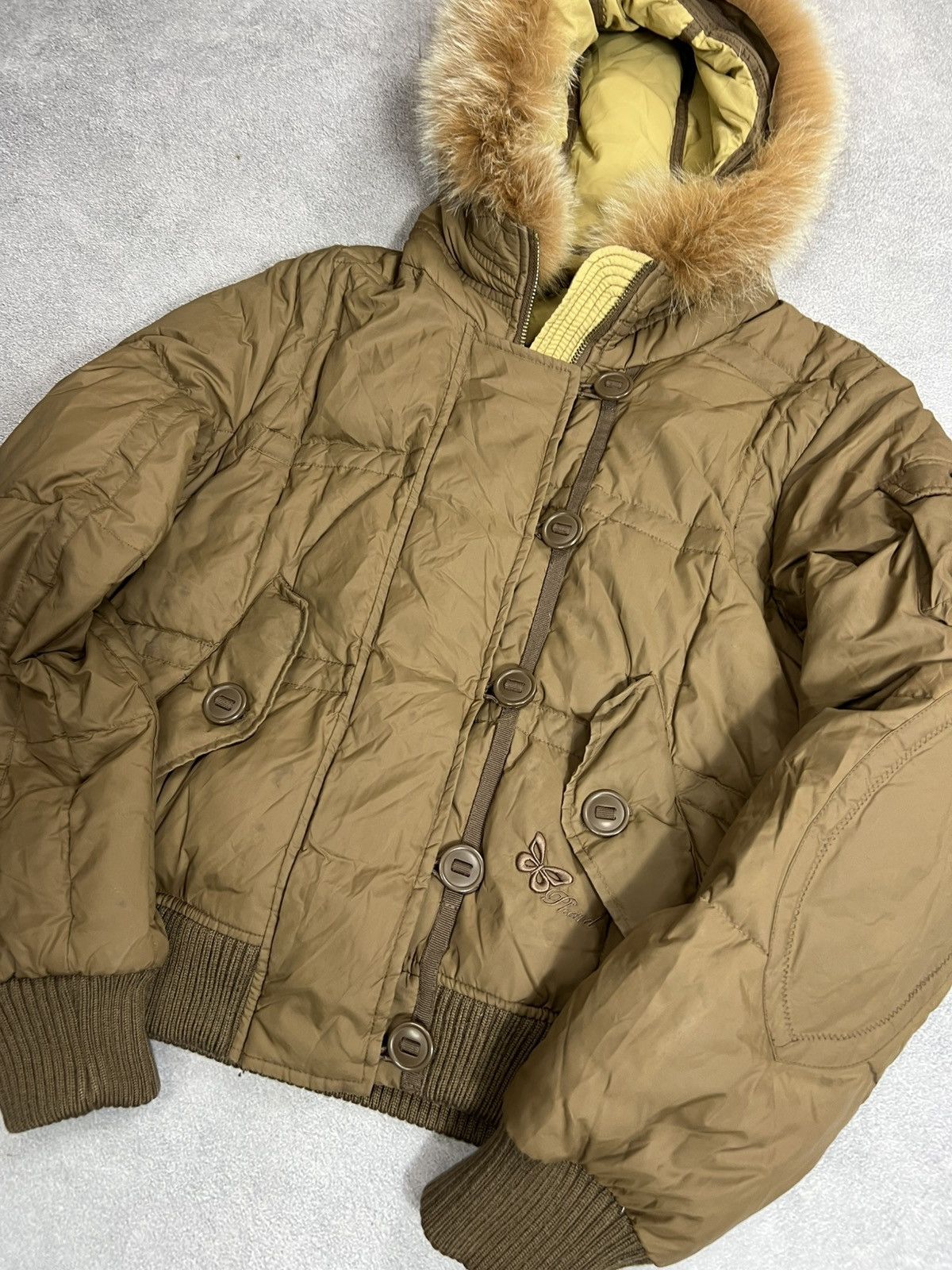 VTG 90s Fur Mohair Retro Japan Style Archive Y2K Jacket