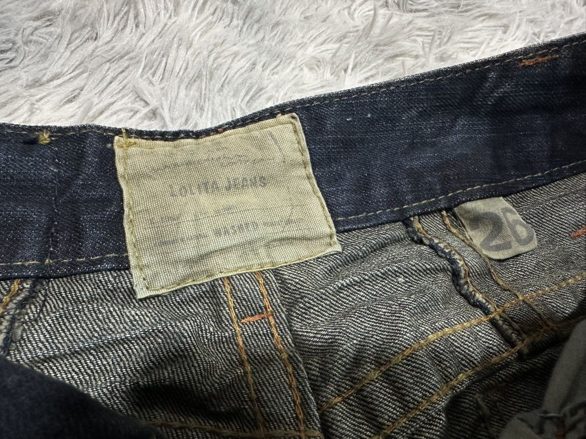 Tornado Mart 🔥Sick Y2K Lolita Exotic Vintage Denim Mud Wash Flared Zipper Size US 28 / EU 44 - 15 Thumbnail