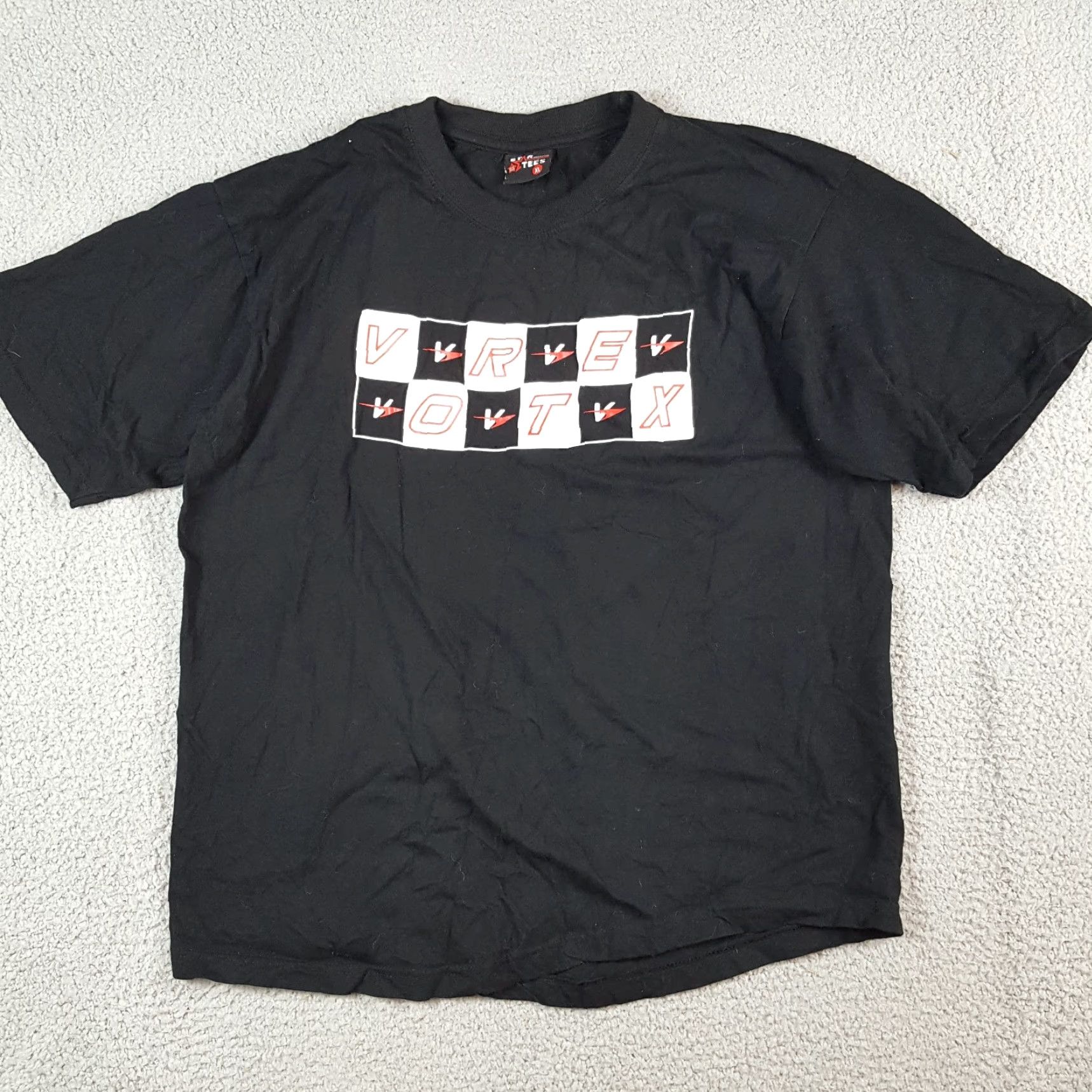Vintage VINTAGE Vortex Star Racing Tee Black Boxy Fit Men's XL T-Shirt Music Band Shirt Size US XL / EU 56 / 4 - 2 Thumbnail