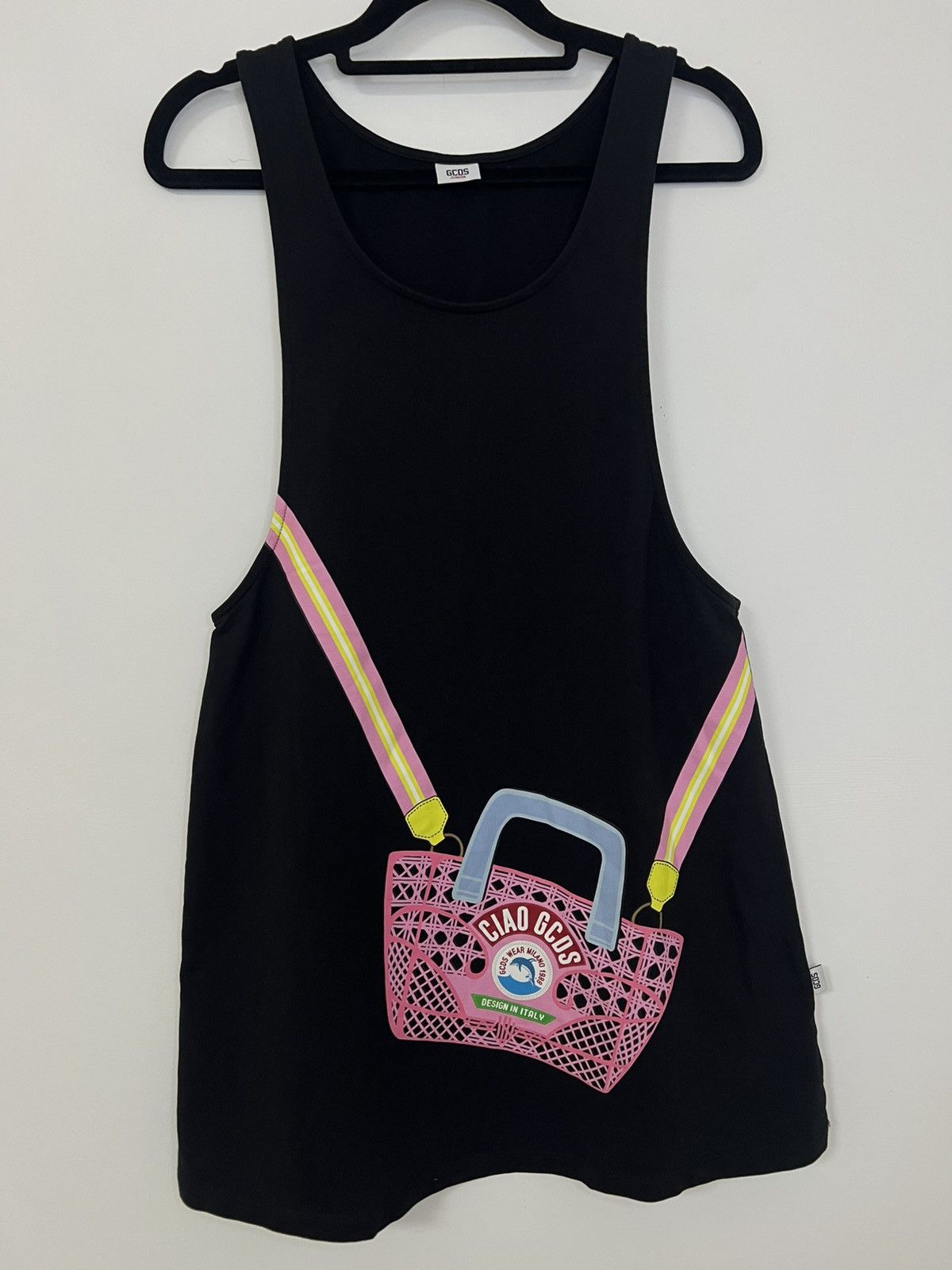 GCDS Gcds mini dress black cotton s Size S / US 4 / IT 40 - 1 Thumbnail