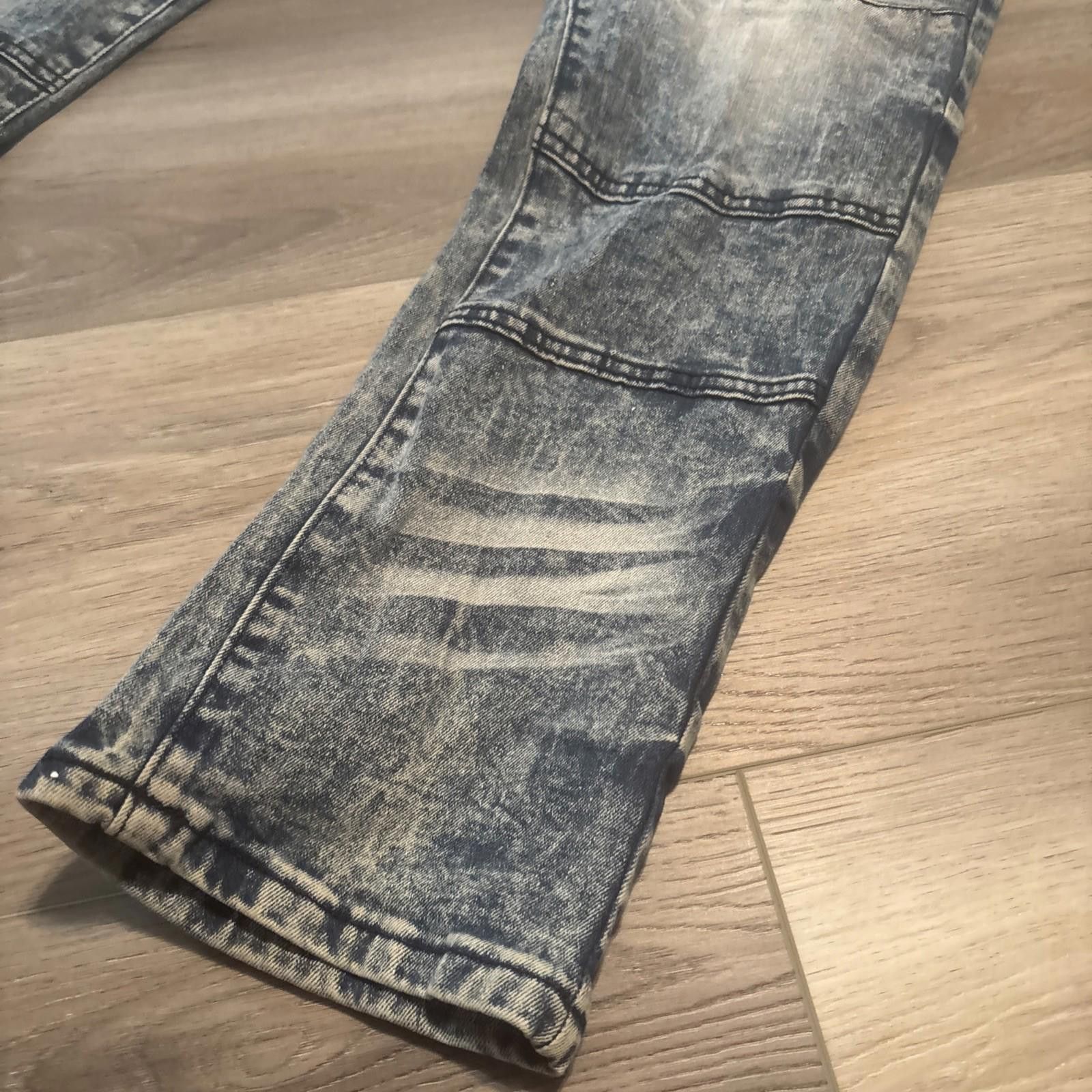 Phat Farm Phat Farm Jeans Slim Skinny Stretch Retro Moto NWT 36X30 Size 36" / US 14 / IT 50 - 6 Thumbnail