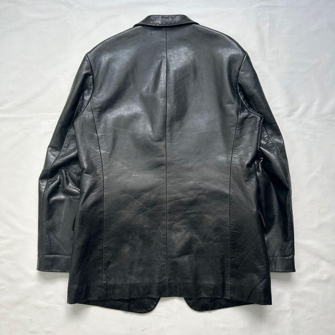 Yohji Yamamoto Yohji Yamamoto POUR HOMME 00aw Artisan era leather jacket Size US L / EU 52-54 / 3 - 4 Thumbnail