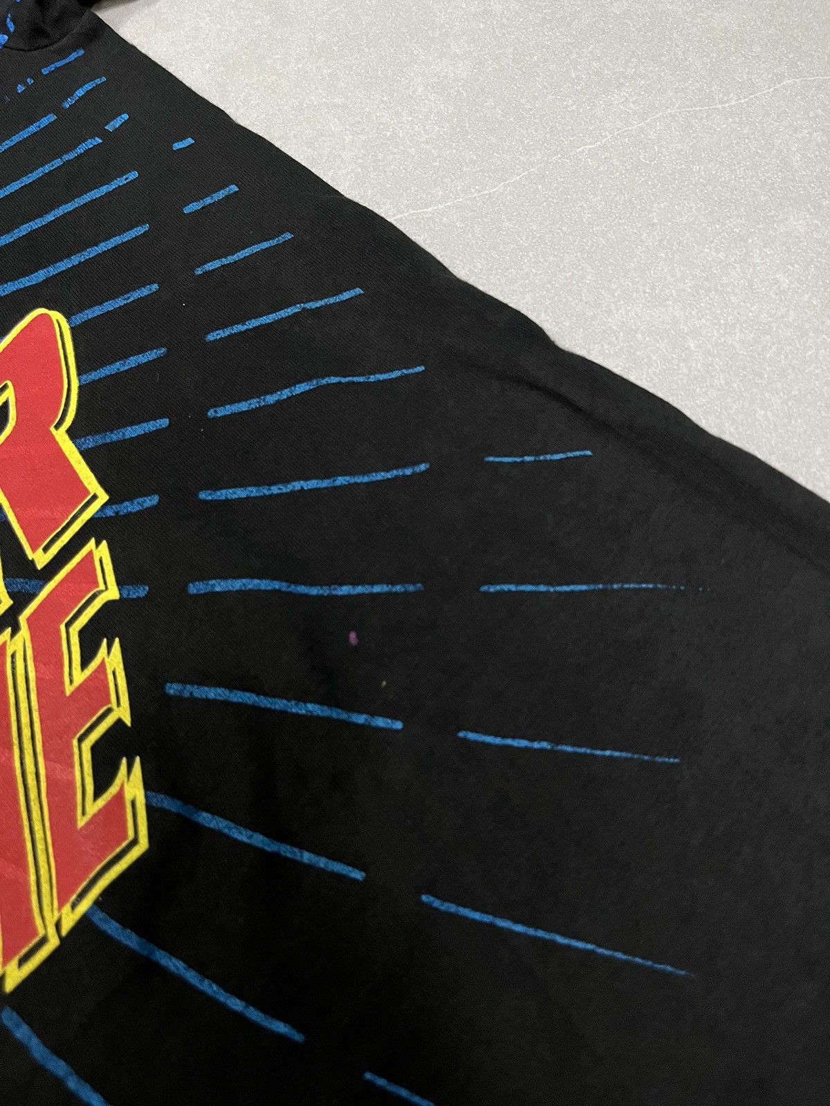 Band Tees × DC Comics × Vintage Vintage Batman AOP 90s t shirt 1995 Size US XL / EU 56 / 4 - 7 Thumbnail