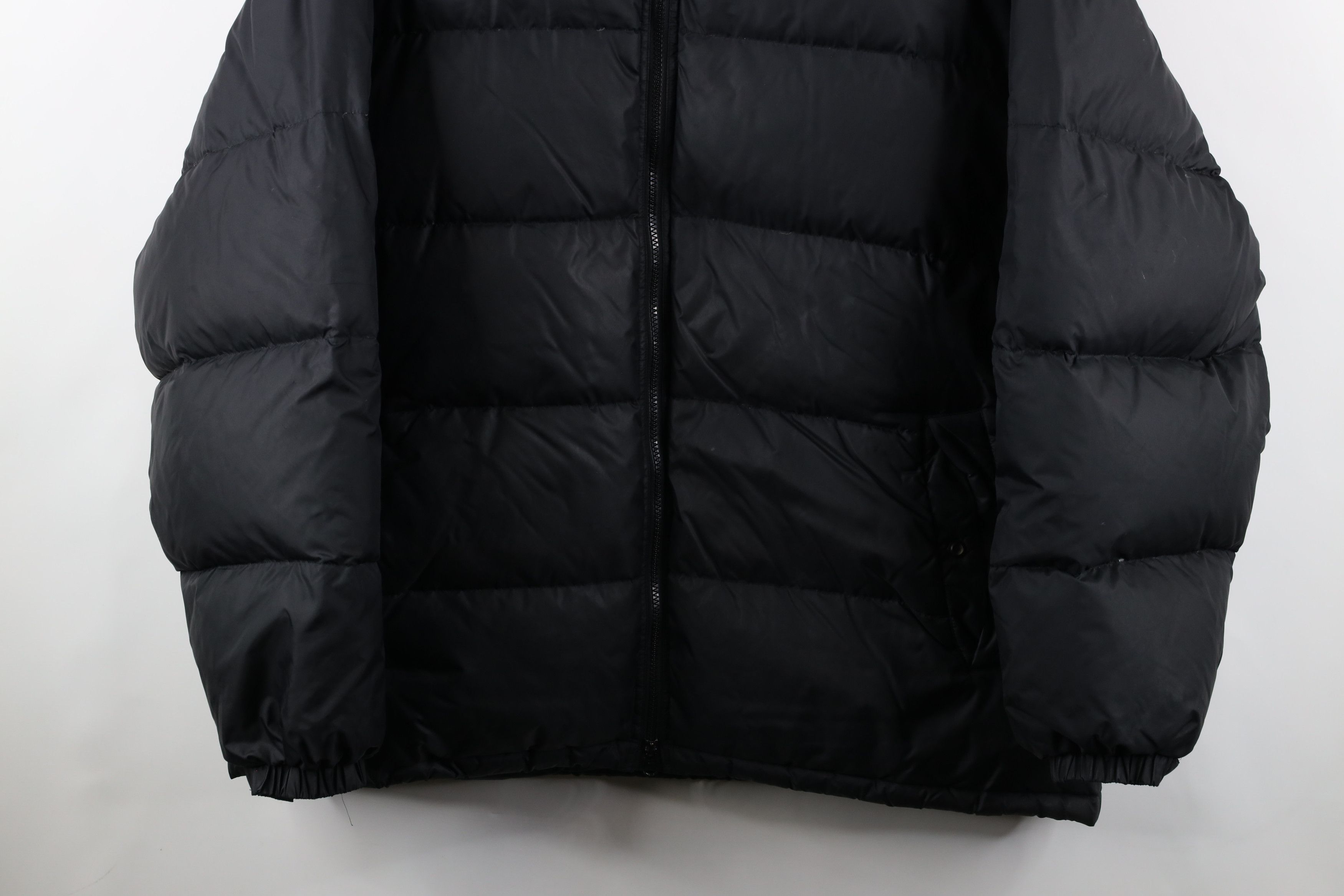 Gap × Vintage Vintage 90s Gap Duck Down Fill Hooded Puffer Jacket Black Size US XXL / EU 58 / 5 - 3 Thumbnail