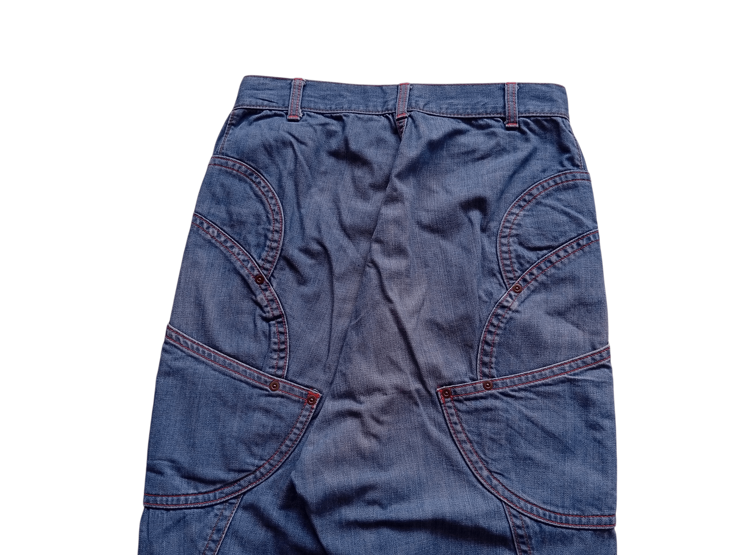 Issey Miyake Mercibeaucoup denim jogger dropcrotch pants Size 28" / US 6 / IT 42 - 7 Thumbnail