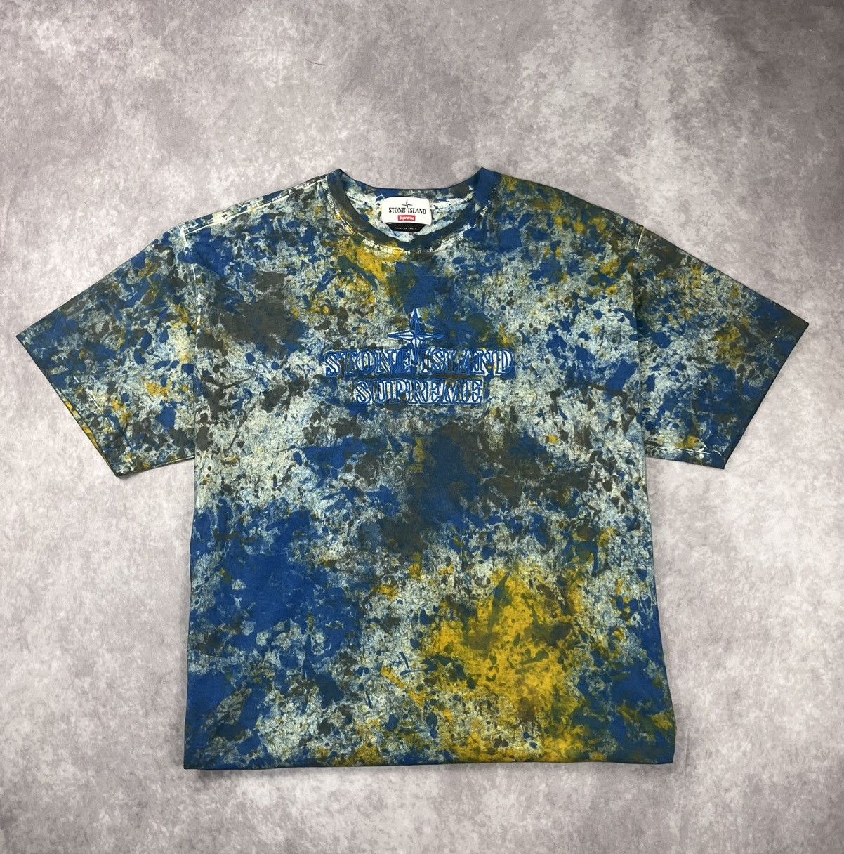 Stone Island FW20 Supreme Stone Island Embroidered Logo Tee L Size Size US L / EU 52-54 / 3 - 1 Thumbnail