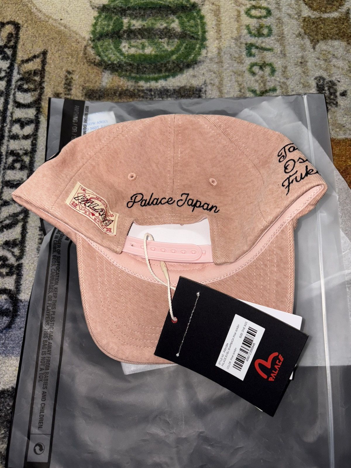 Evisu × Palace Palace x Evisu Snapback Pink Wash Size ONE SIZE - 4 Thumbnail