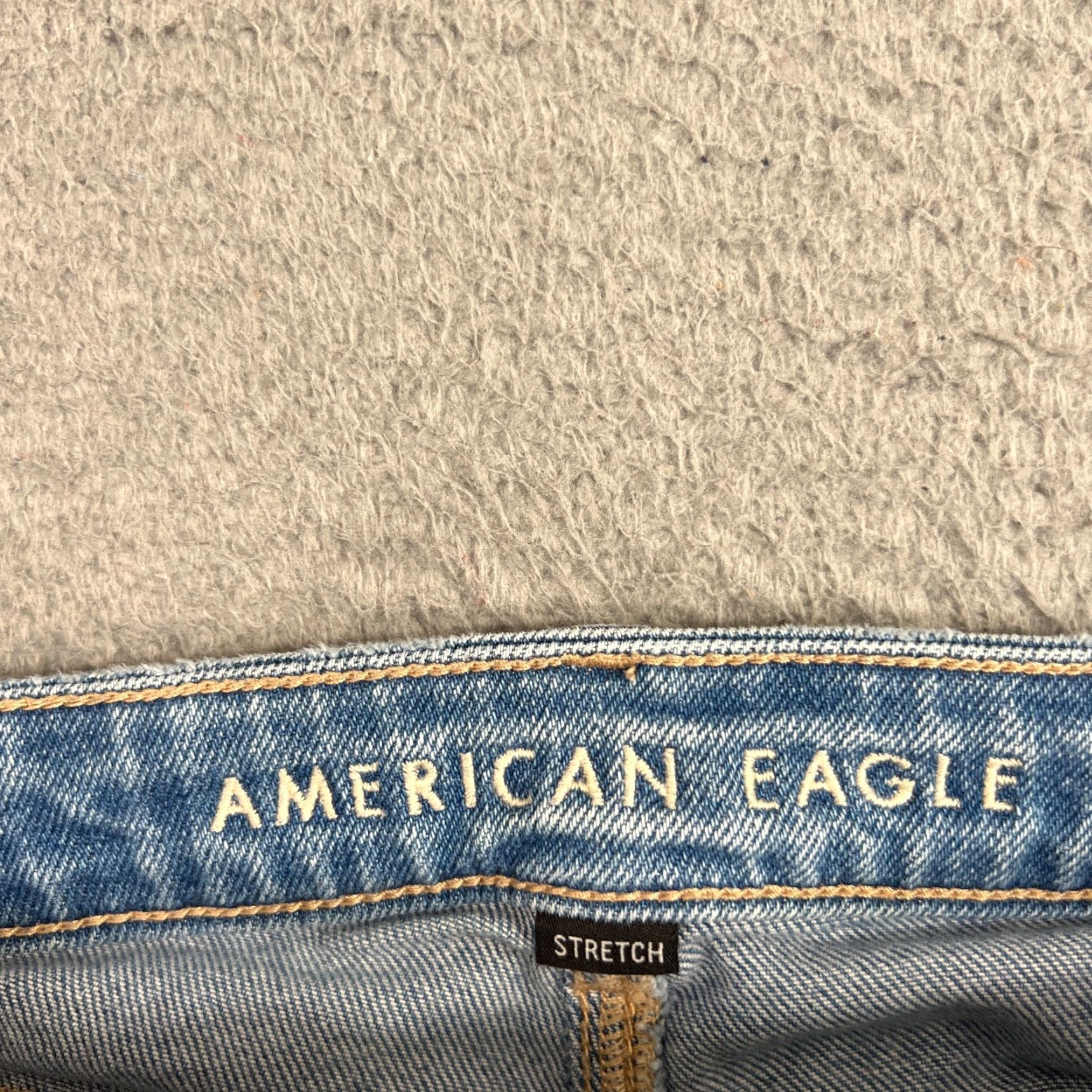 American Eagle Outfitters VINTAGE American Eagle Womens Jeans 4 Blue High Rise Straight Light Wash Denim Casual Pants Size 27" / US 4 / IT 40 - 6 Thumbnail