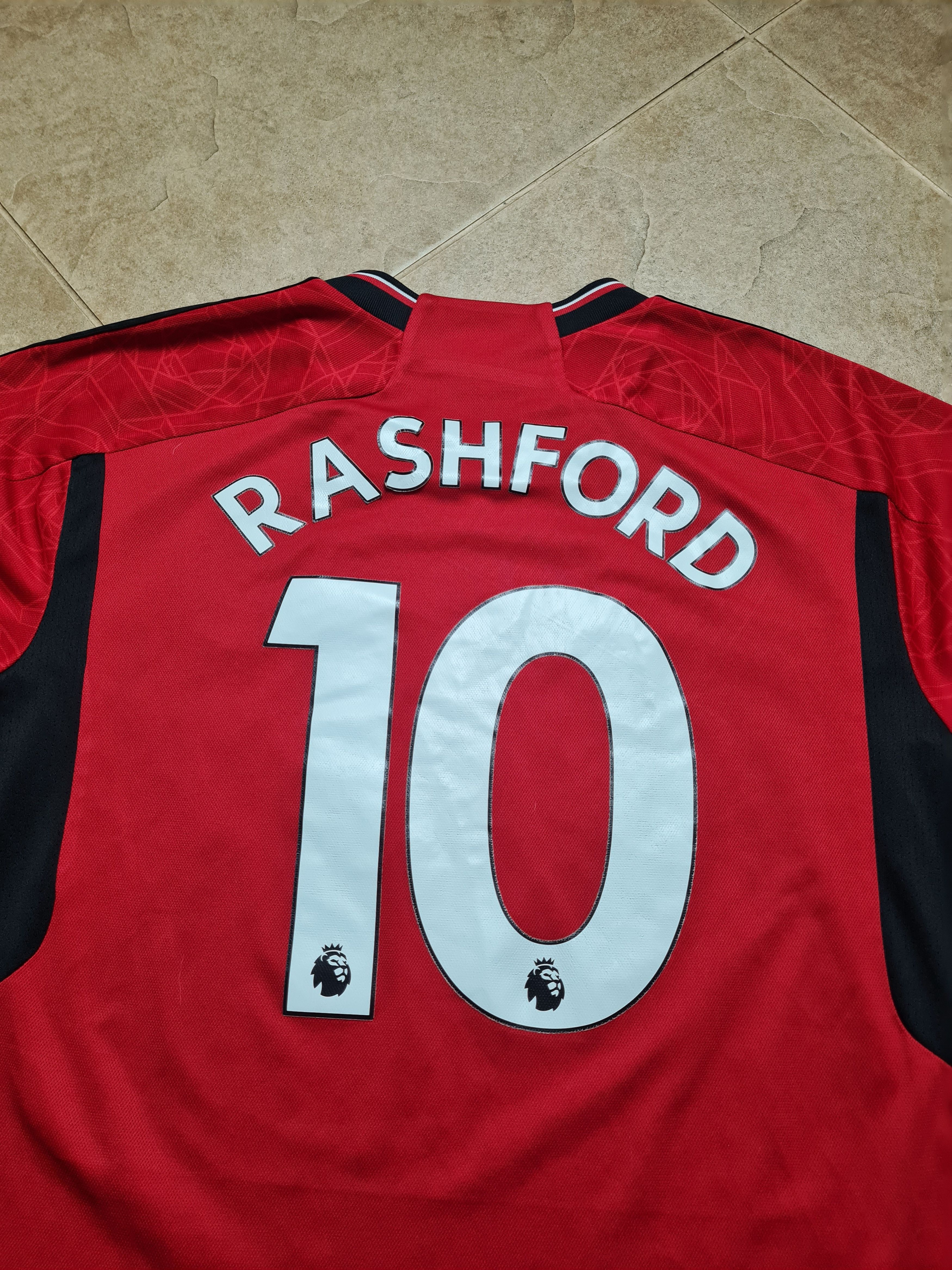 Adidas Manchester United 2021 #10 Rashford Adidas Soccer IP1726 Size US L / EU 52-54 / 3 - 24 Thumbnail