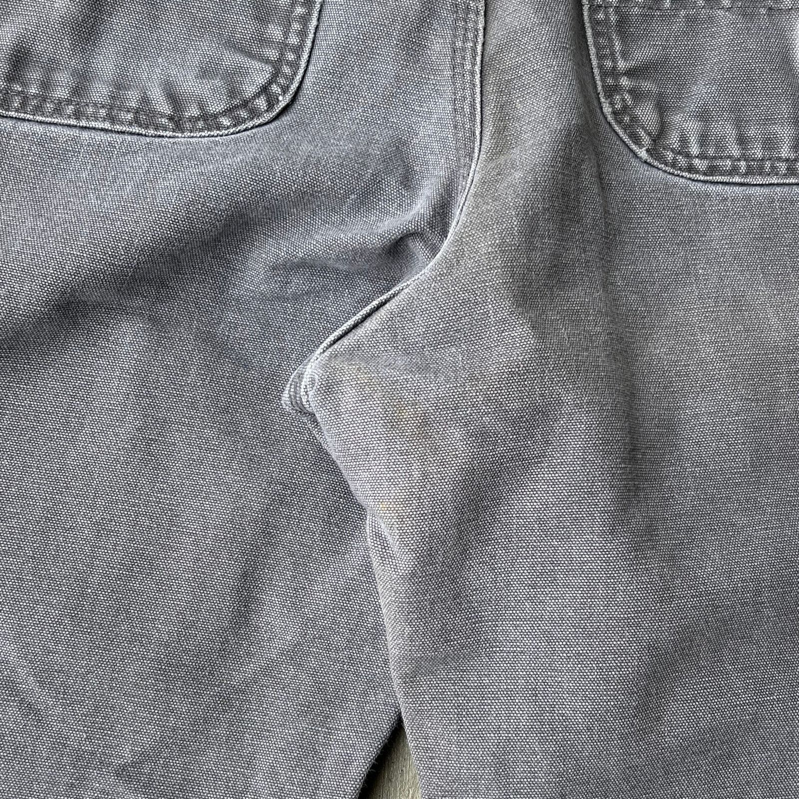 Carhartt × Vintage Carhartt faded gray double knee work wear carpenter pants Size US 31 - 10 Thumbnail