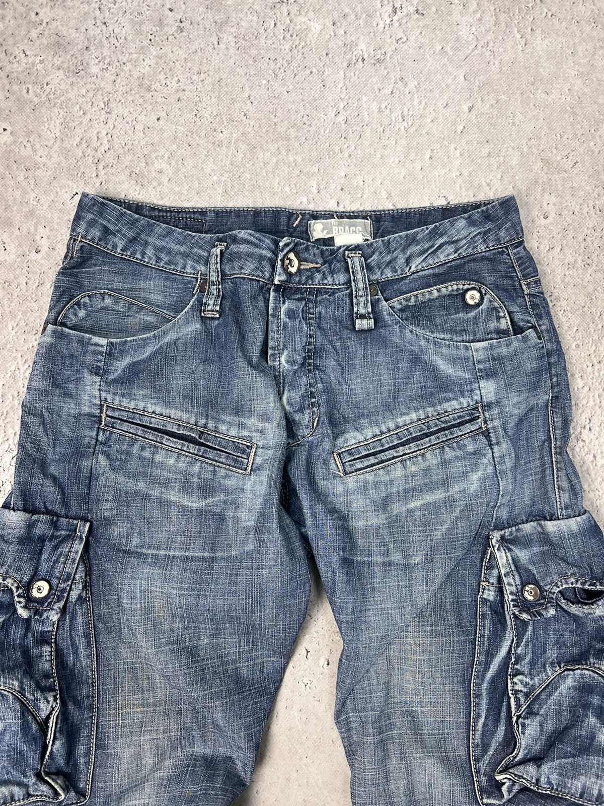 Diesel VTG Balenciaga Style Diesel Baggy Washed Jeans y2k Size US 31 - 5 Thumbnail